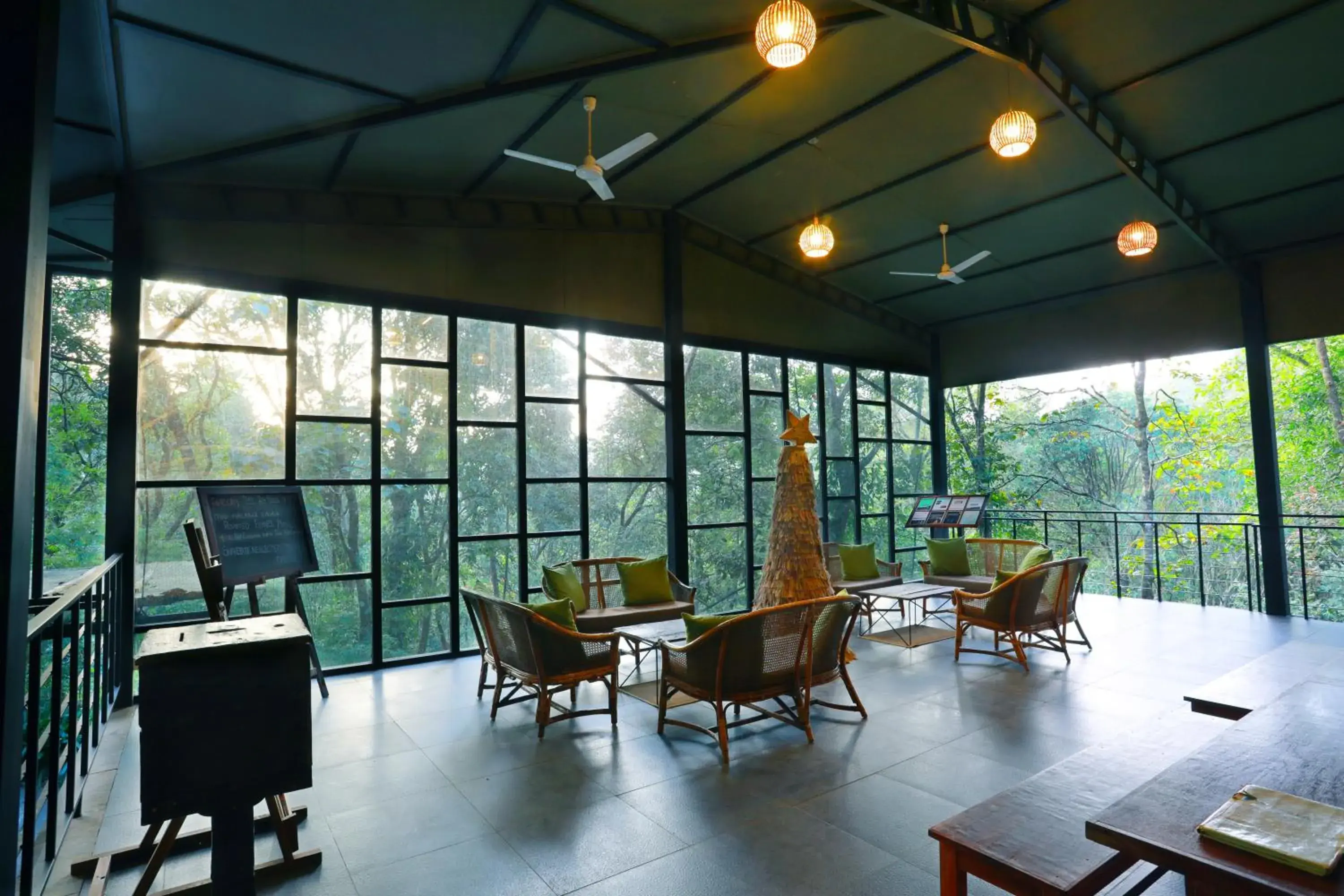Lobby or reception in Wayanad Wild - A CGH Earth Experience Lobby or reception in Wayanad Wild - A CGH Earth Experience
