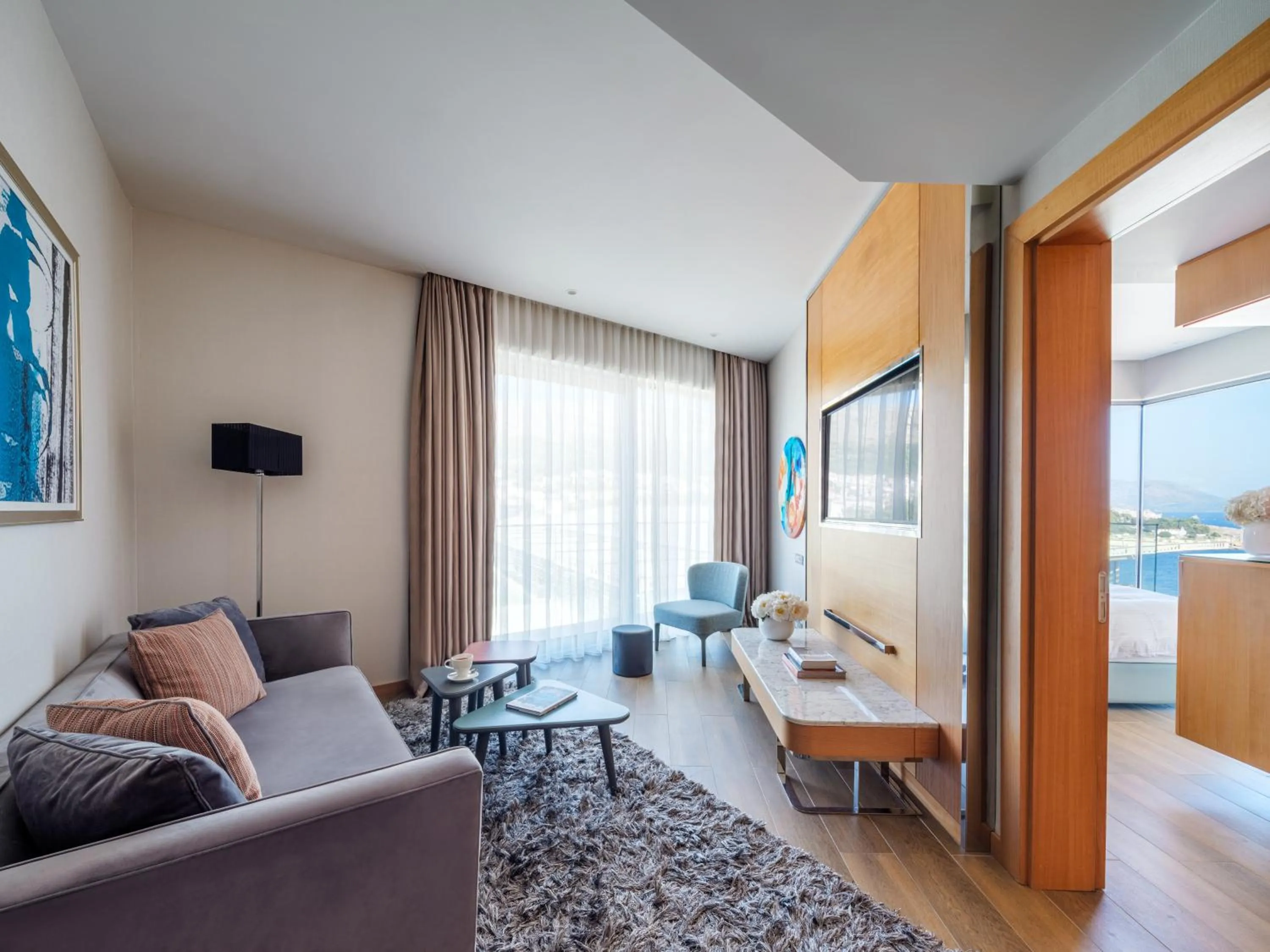 TV and multimedia, Bed in Rixos Premium Dubrovnik