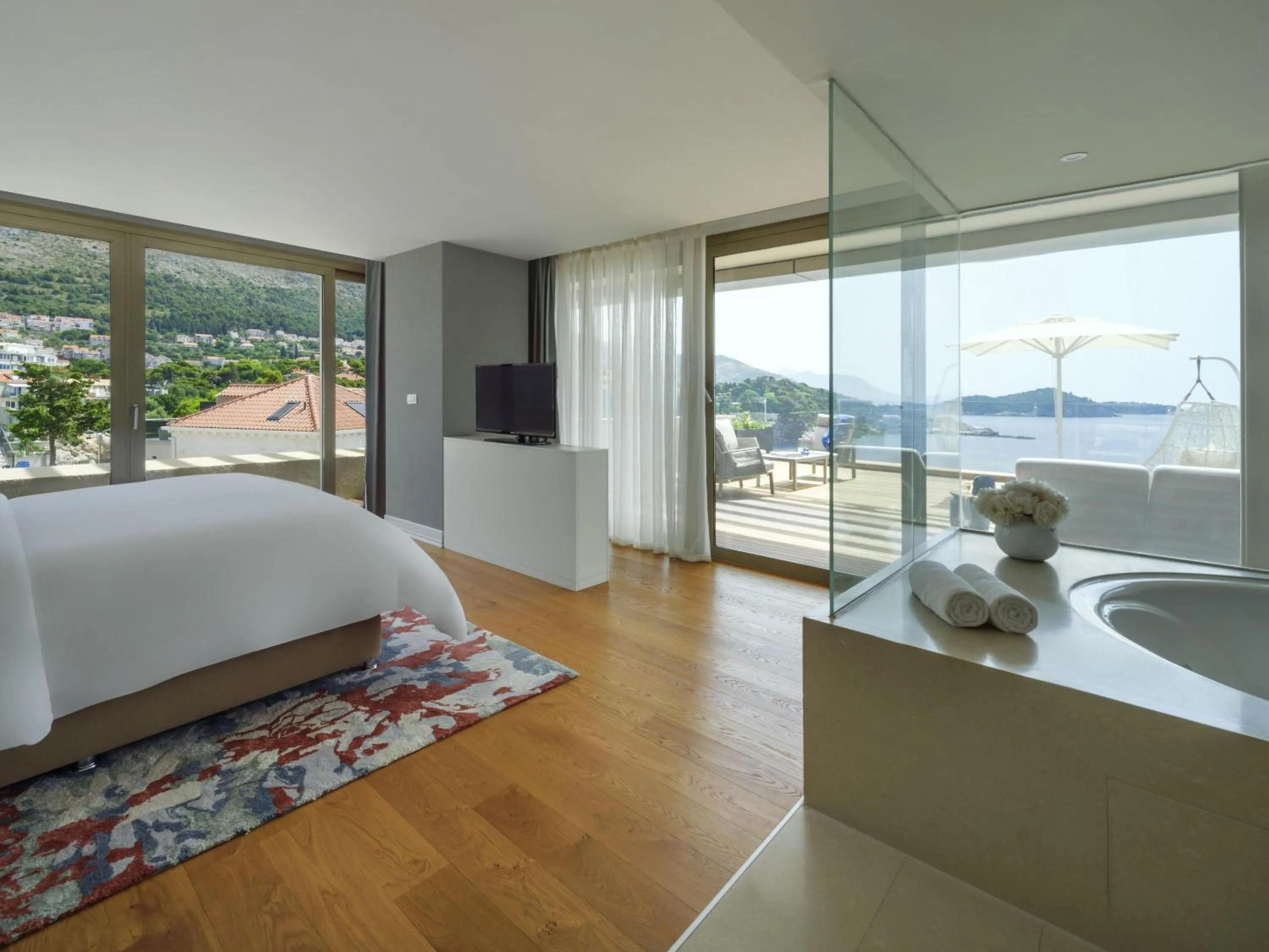 Bedroom, Bed in Rixos Premium Dubrovnik