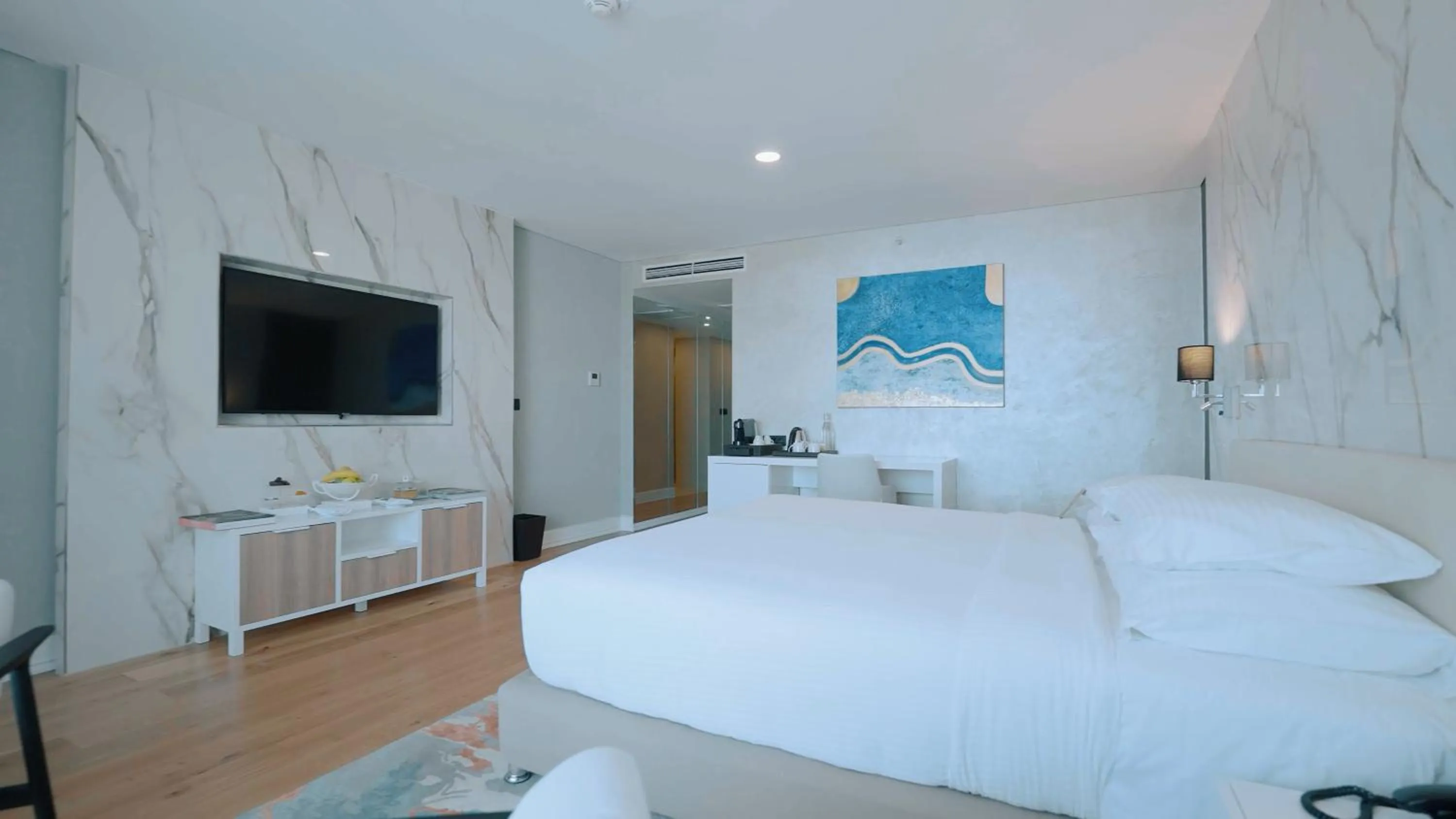 Bed in Rixos Premium Dubrovnik