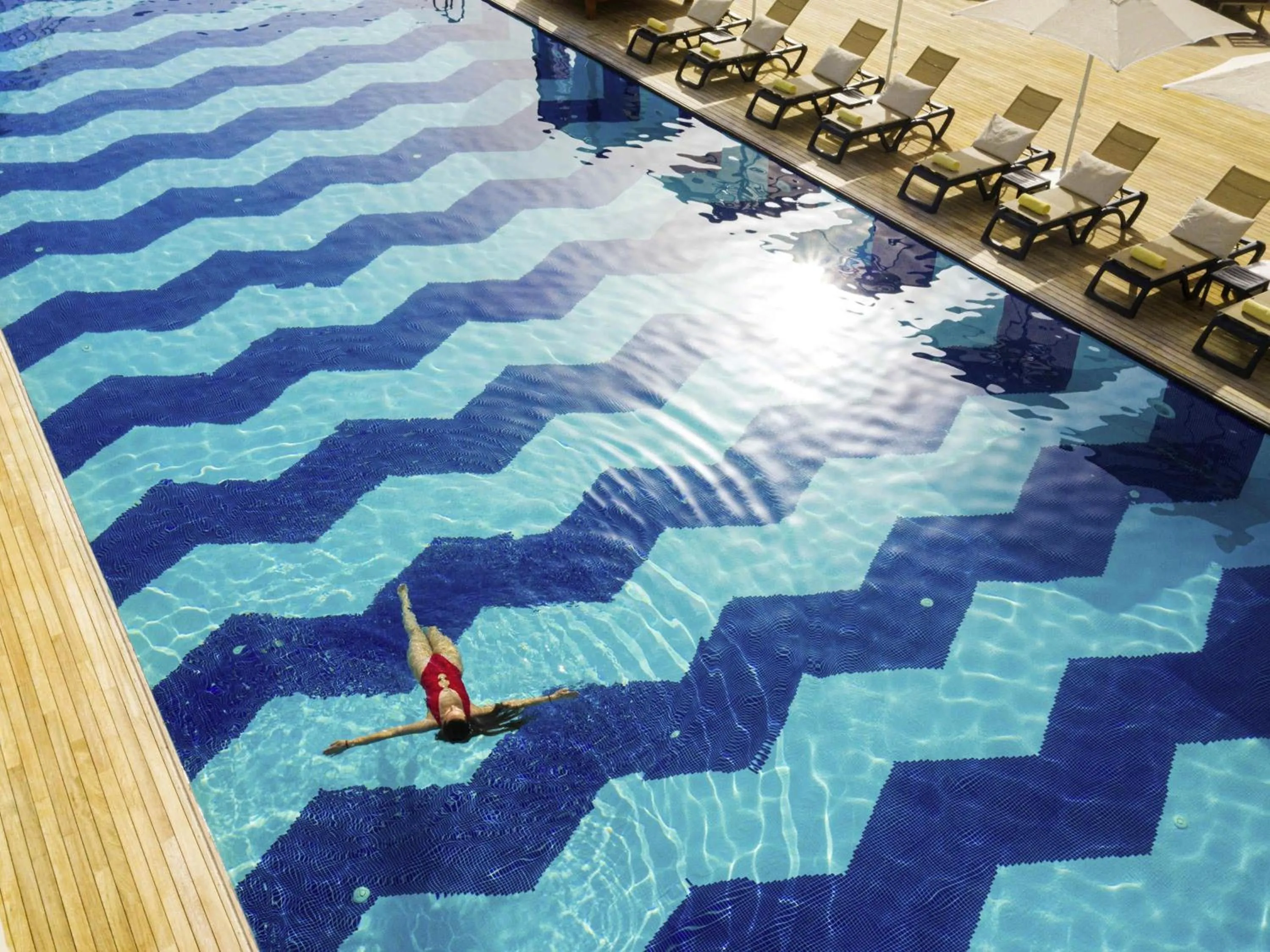 Pool view in Rixos Premium Dubrovnik