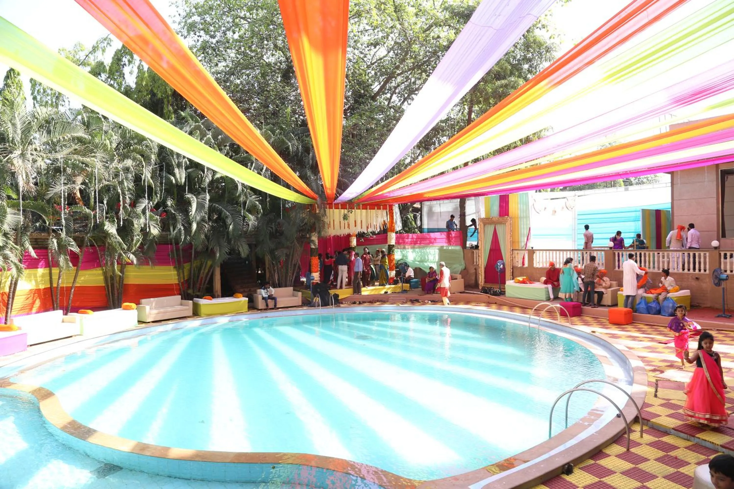 Swimming pool in Dhuri Resort