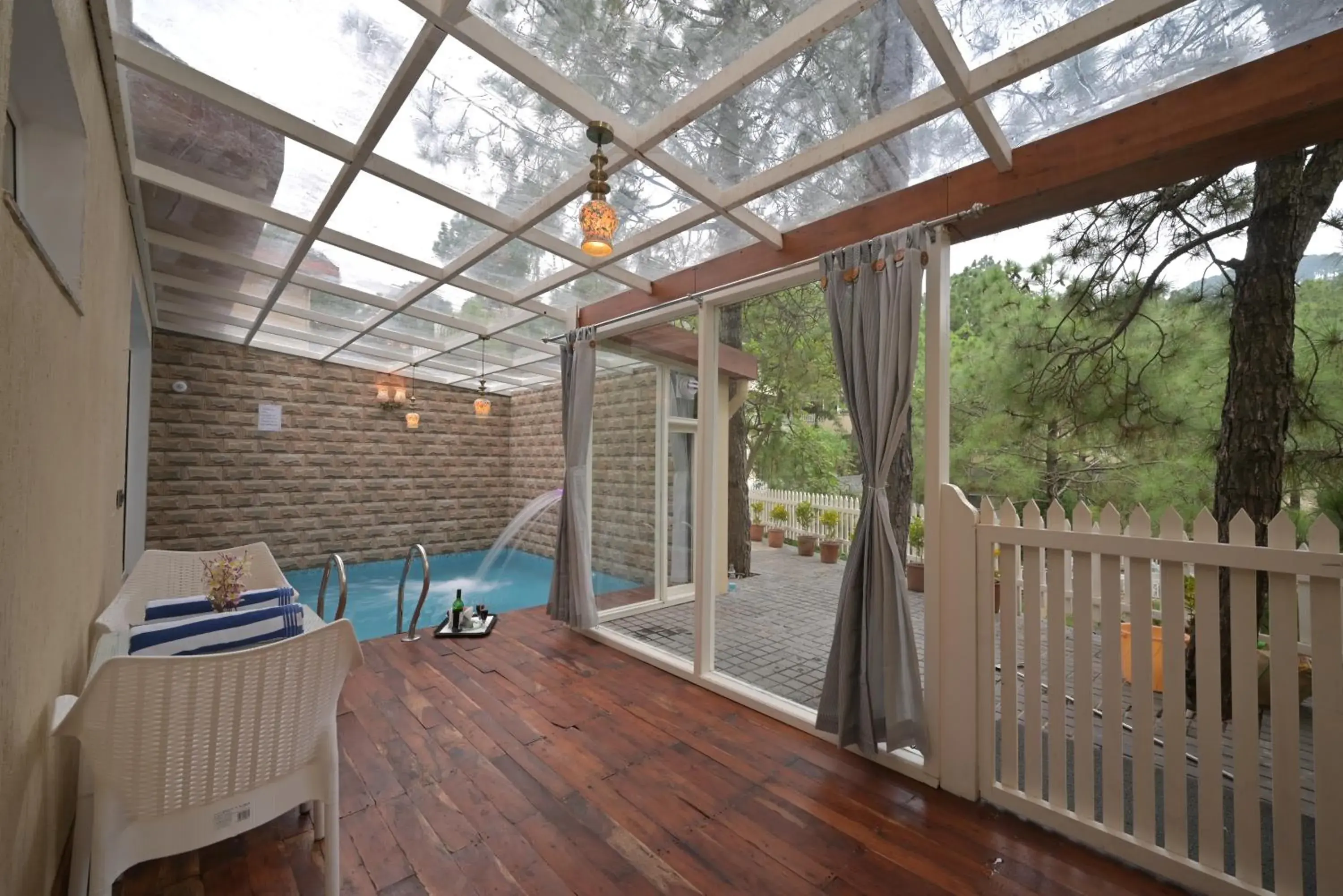 Pool view in Jungle Lodge Resort Pool view in Jungle Lodge Resort