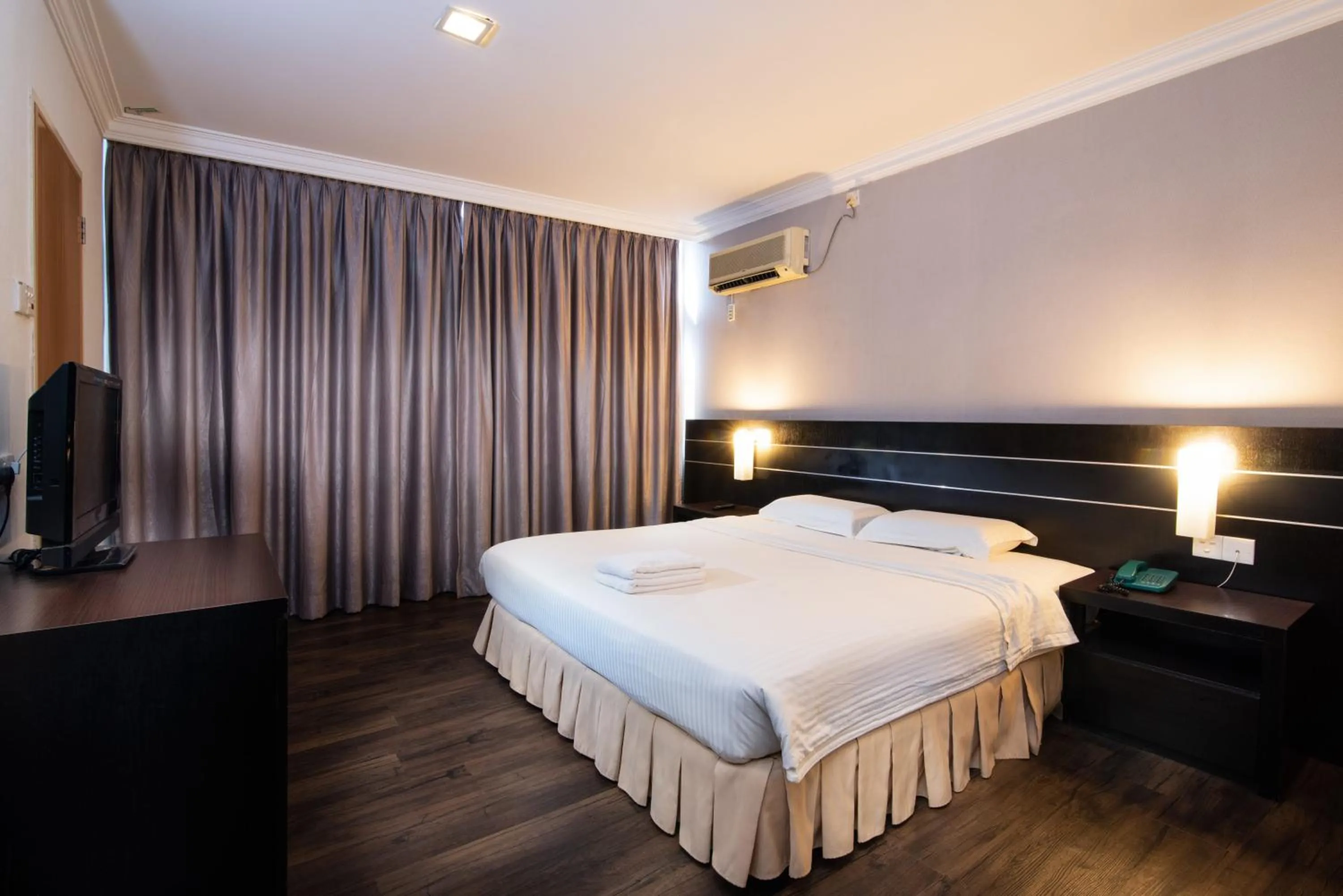 Bed in Hotel Waterfall