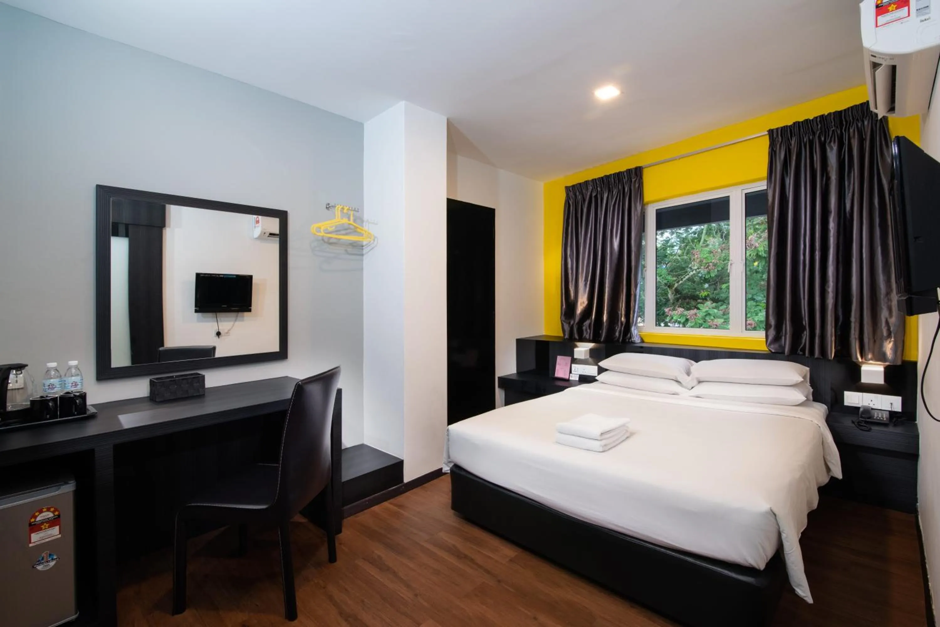 Bed in Hotel Waterfall