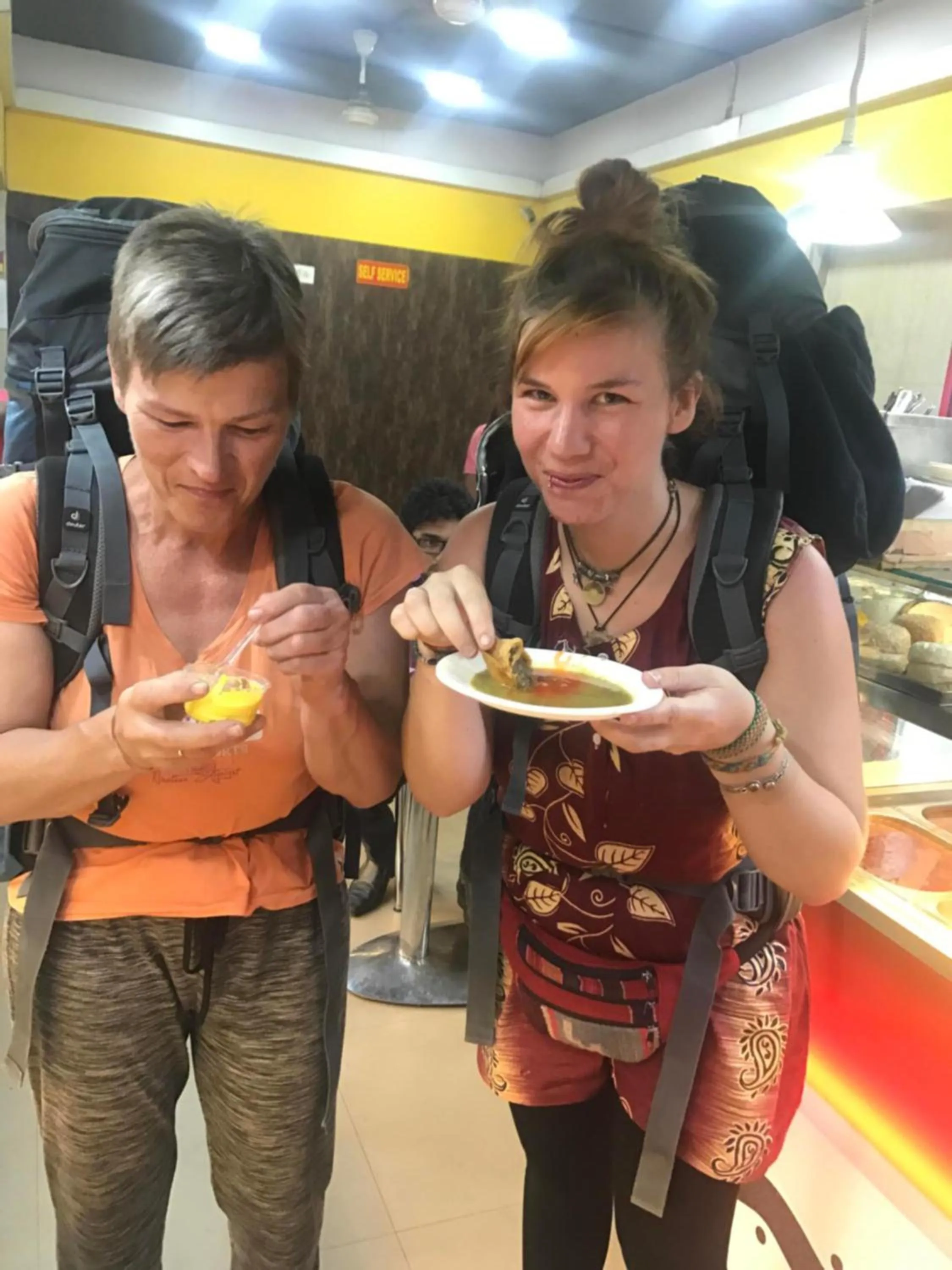 Restaurant/places to eat in The Little Blue Window Hostel