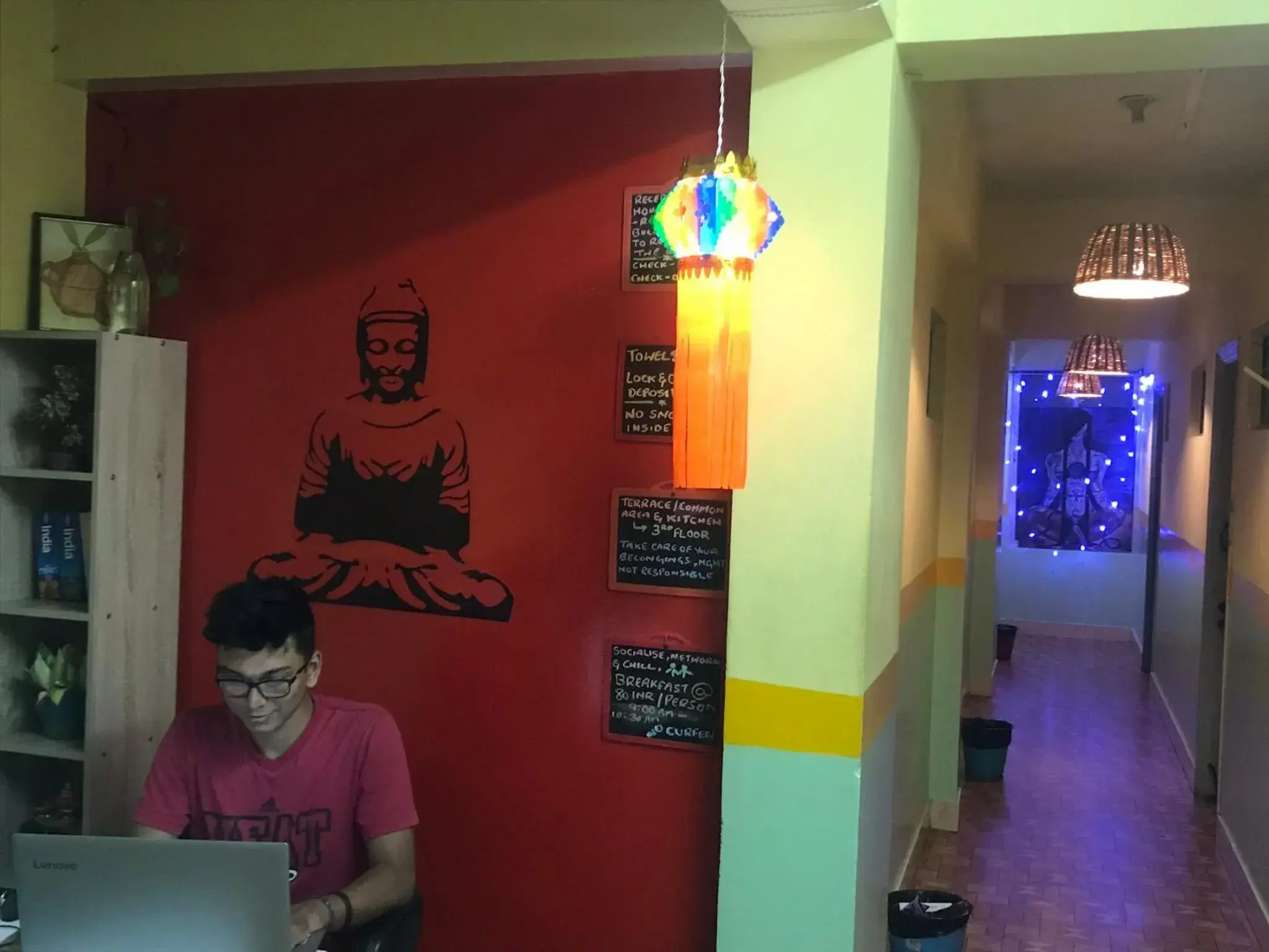 Facade/entrance in The Little Blue Window Hostel Facade/entrance in The Little Blue Window Hostel