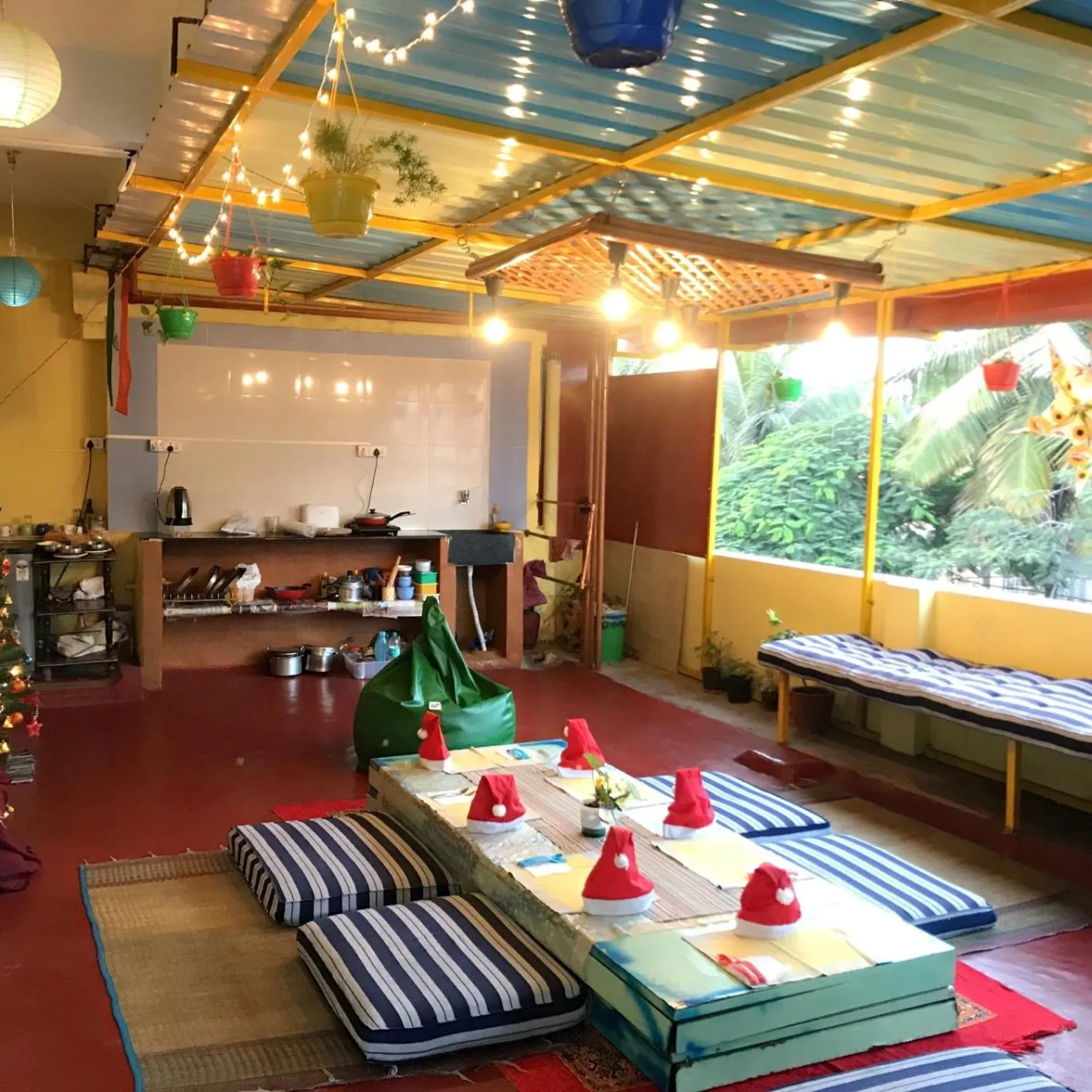Balcony/Terrace in The Little Blue Window Hostel