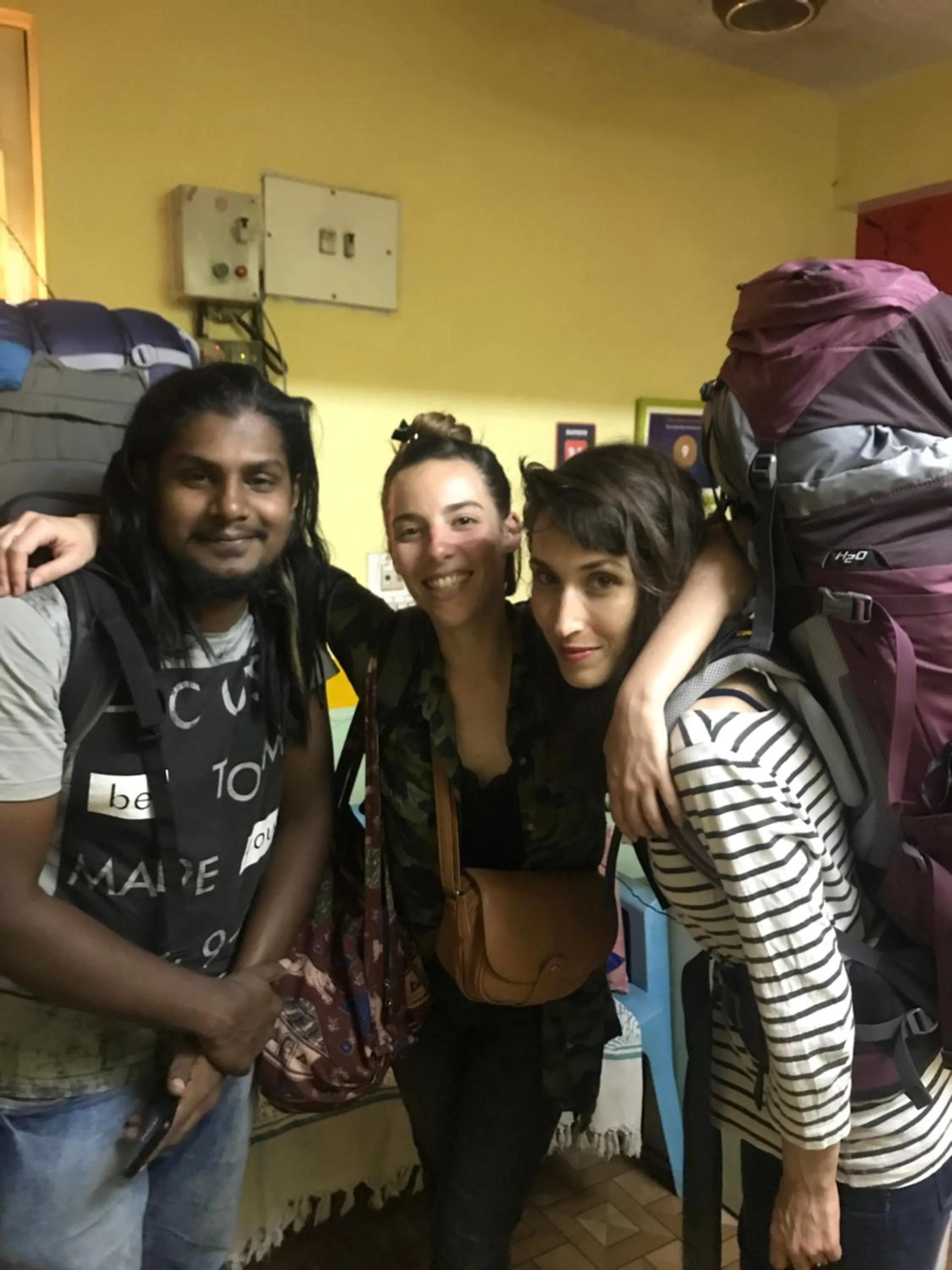 People in The Little Blue Window Hostel