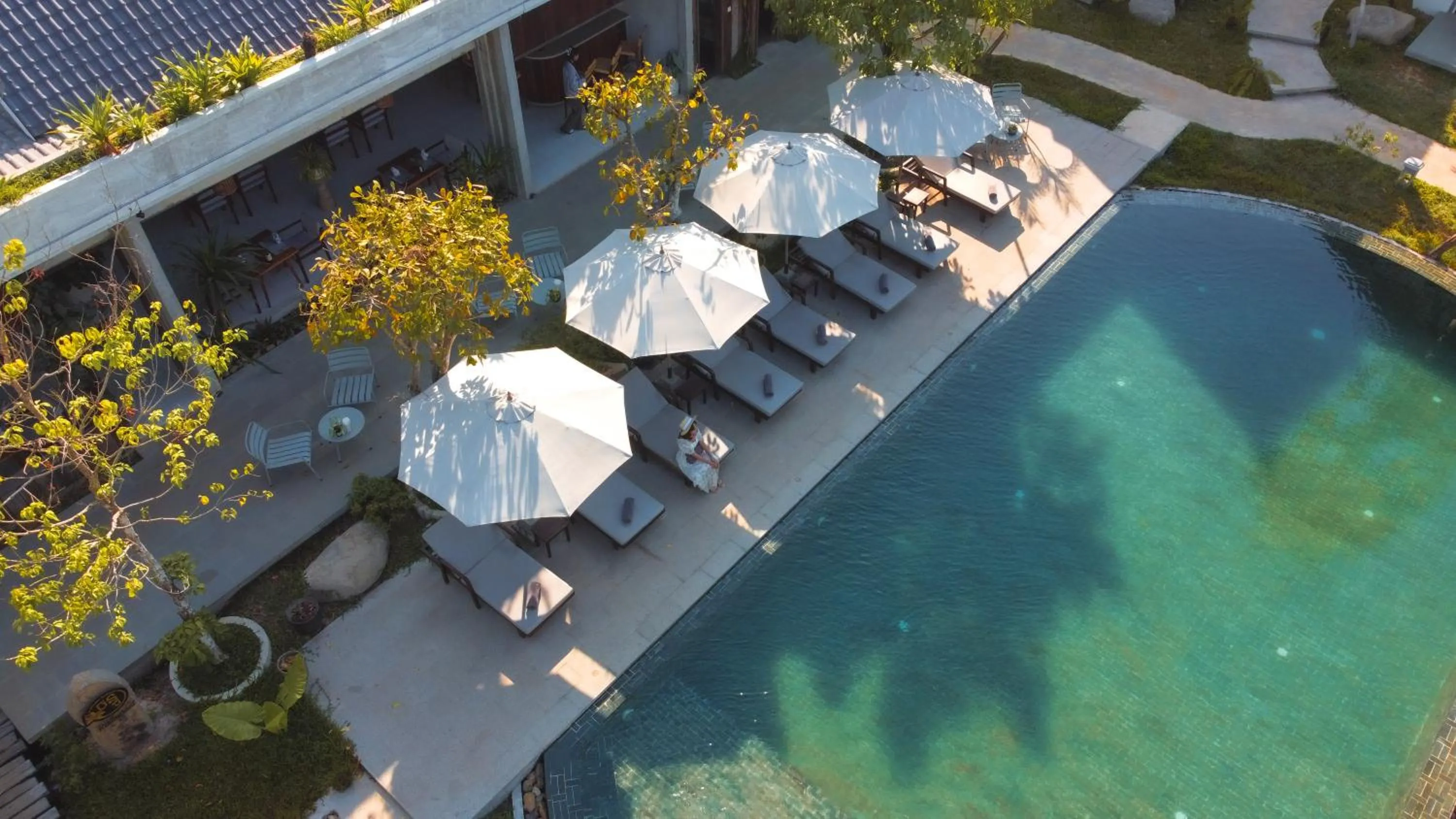 Swimming pool in Le Chanthou Boutique