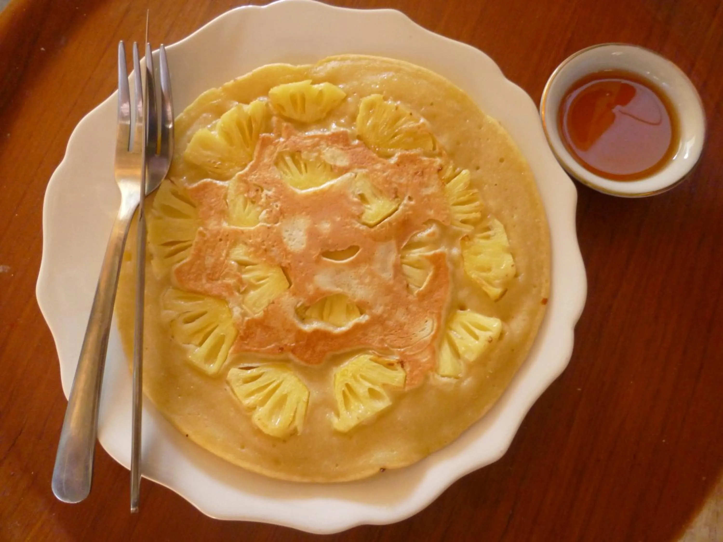 American breakfast in Dewi Garden Guesthouse