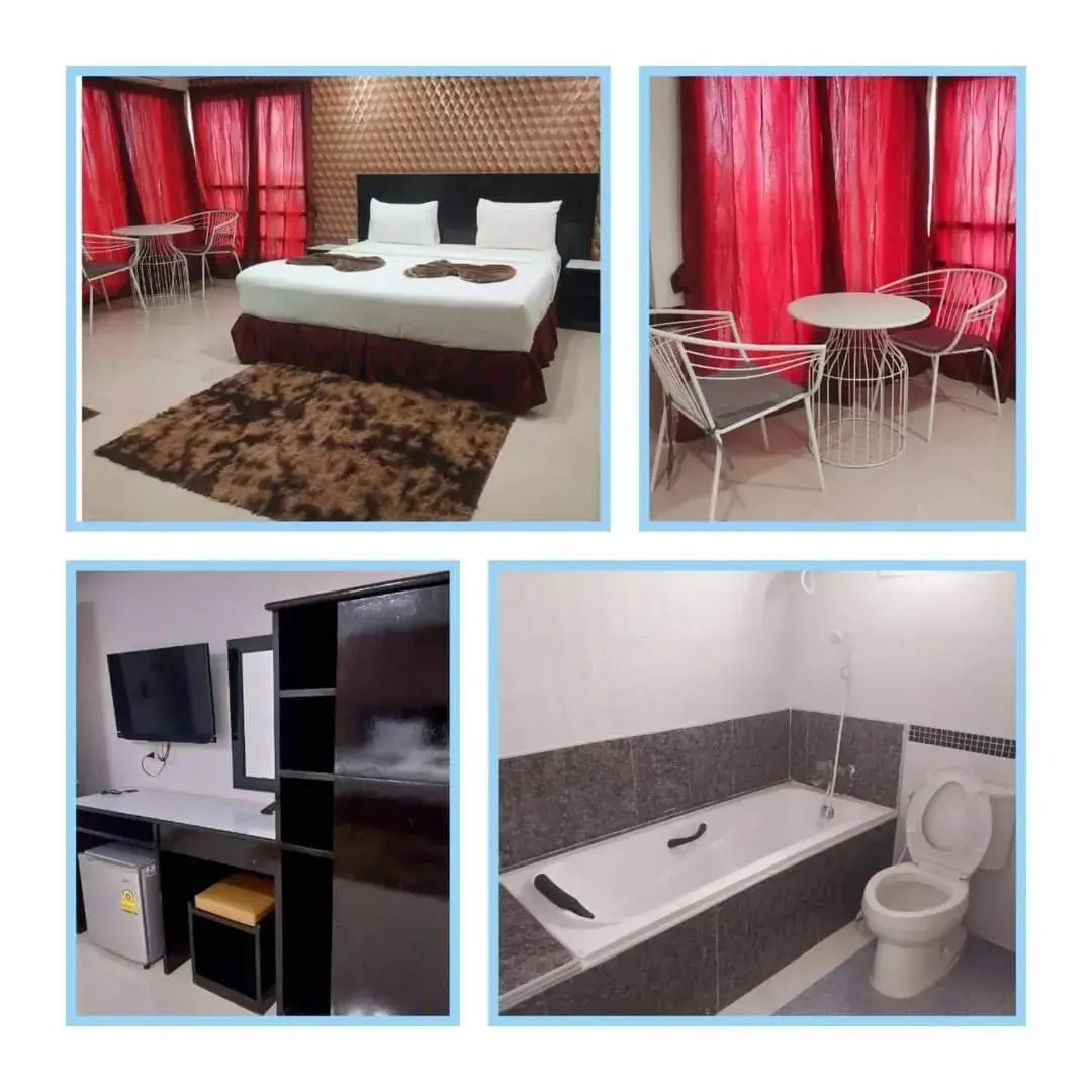 Bed in Grand Pruksa Siri Apartment Bed in Grand Pruksa Siri Apartment