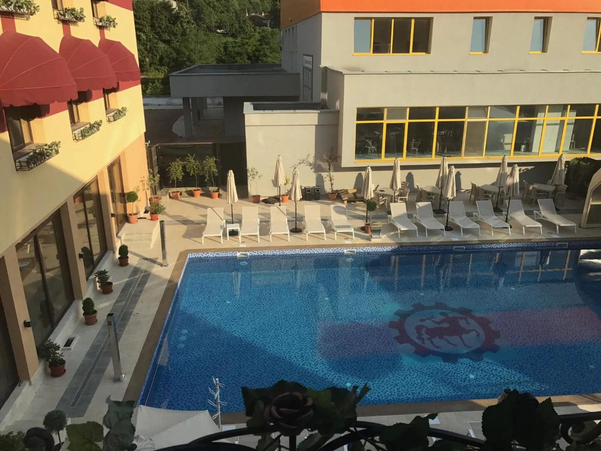 Pool view in Boutique Hotel VSK Kentavar