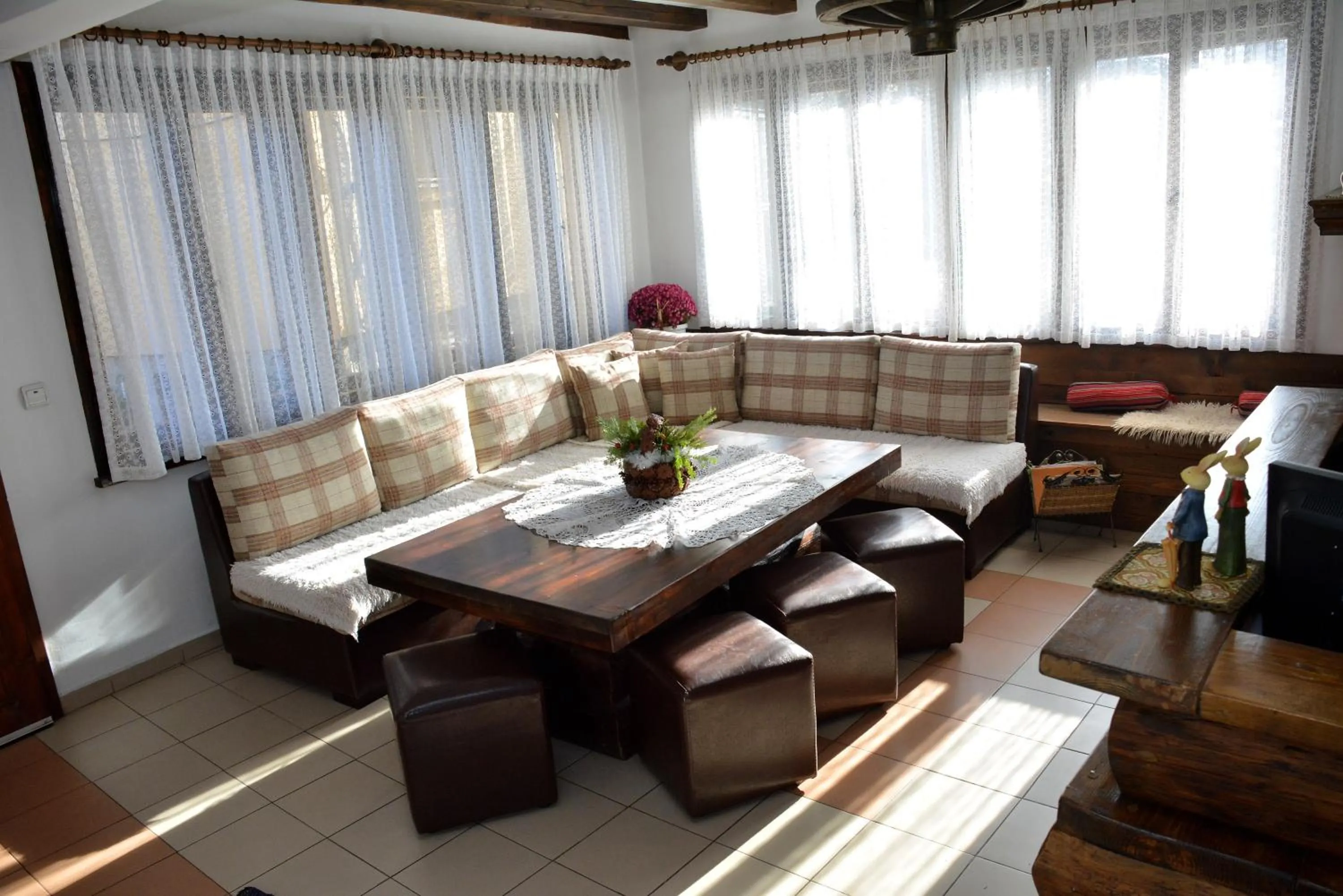 Seating area in Trenchova Guest House