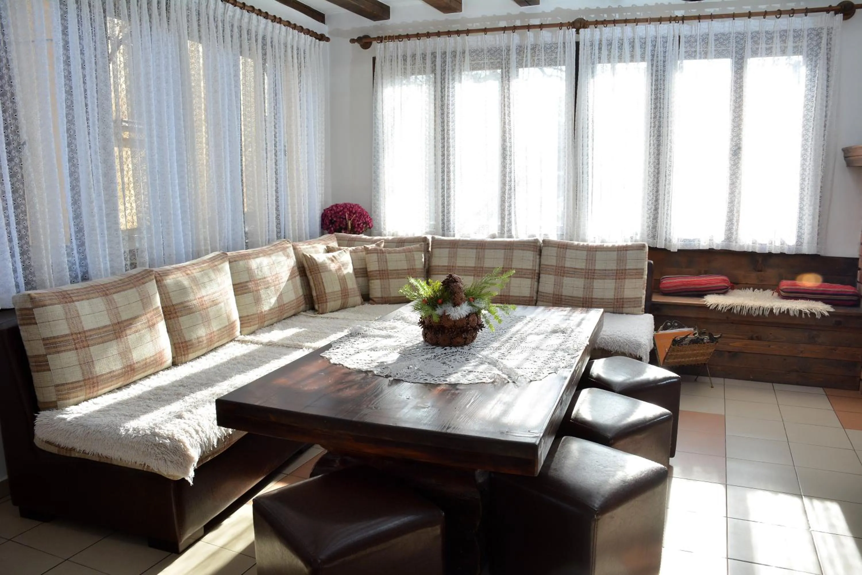 Seating area in Trenchova Guest House