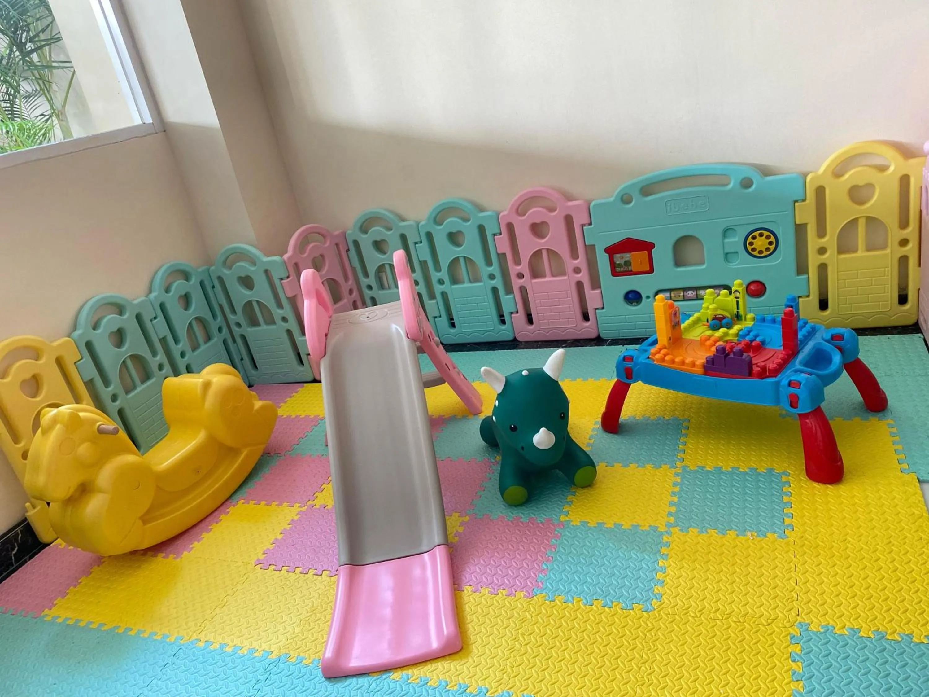 Children play ground in Front One Hotel Purwodadi