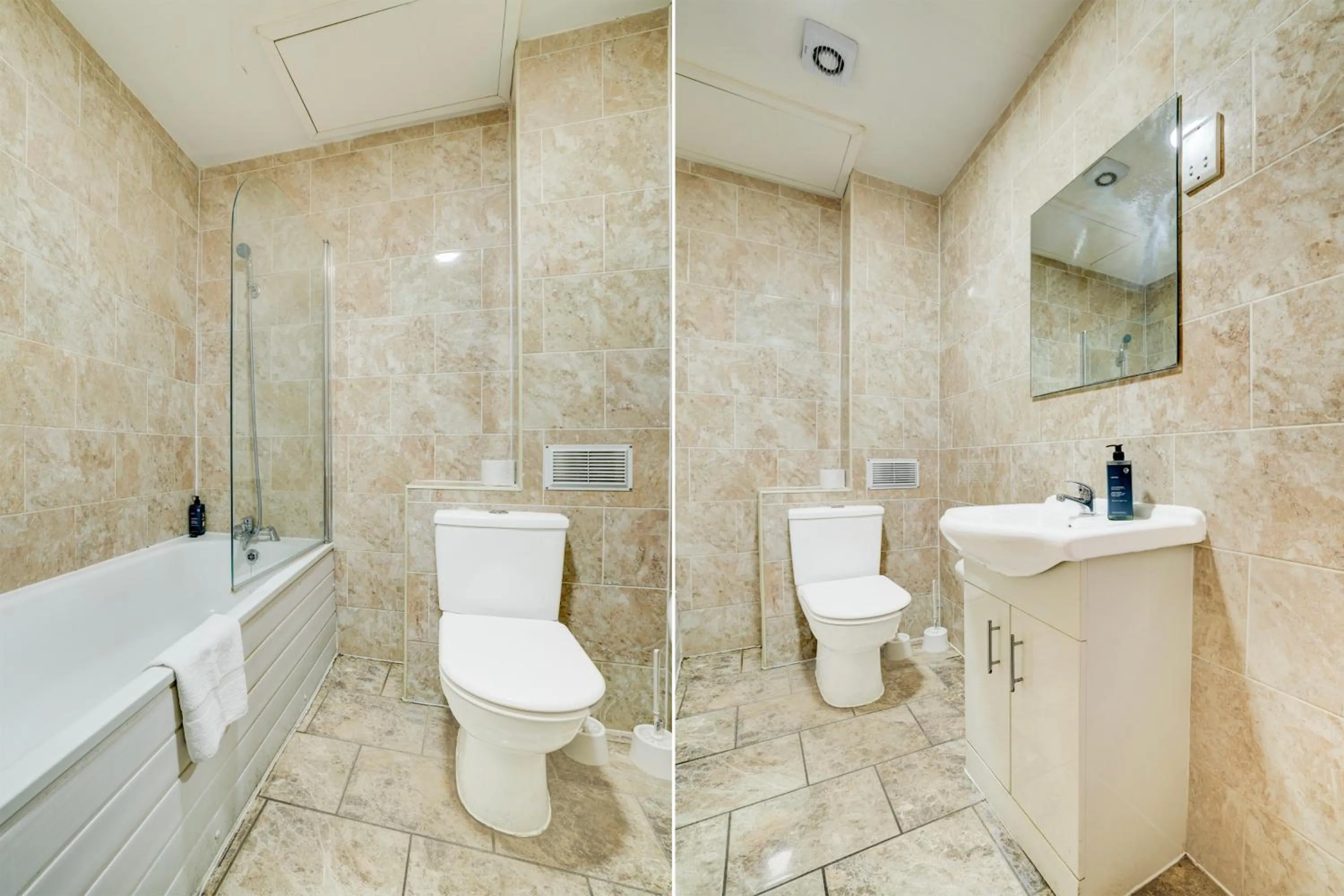 Bathroom in Belvilla Ilford Hill Hotel London