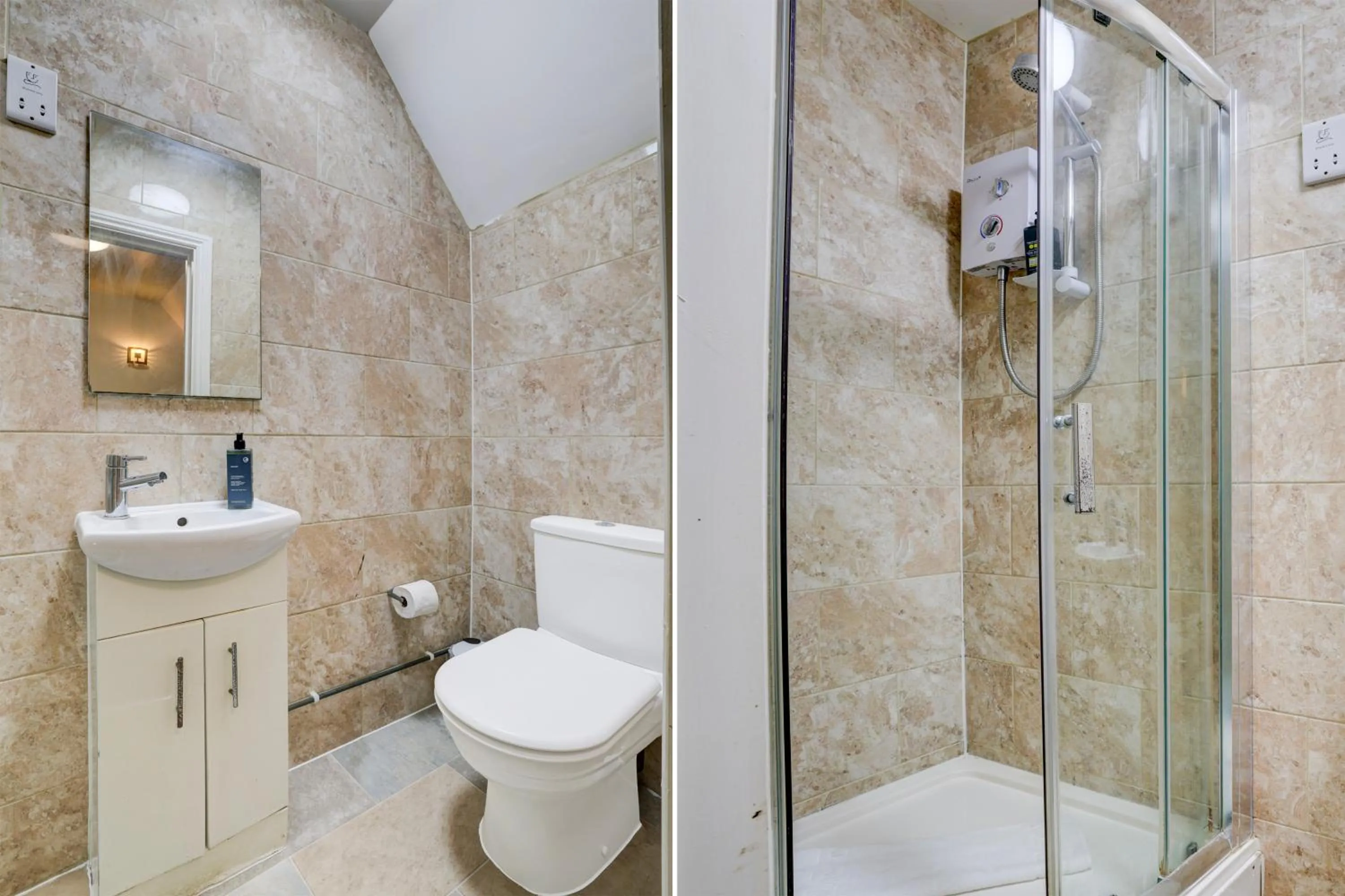 Bathroom in Belvilla Ilford Hill Hotel London