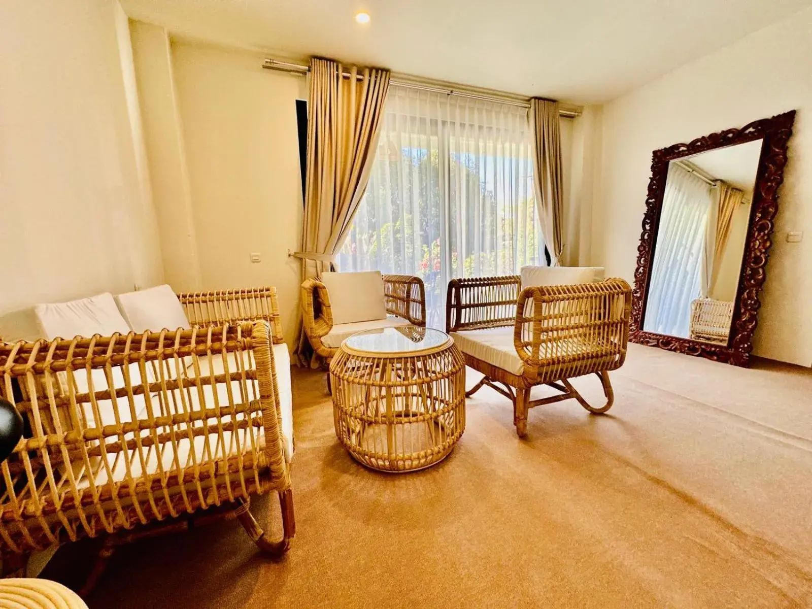 Seating area, Bed in Casa Nemo Beach Resort & Spa Seating area, Bed in Casa Nemo Beach Resort & Spa