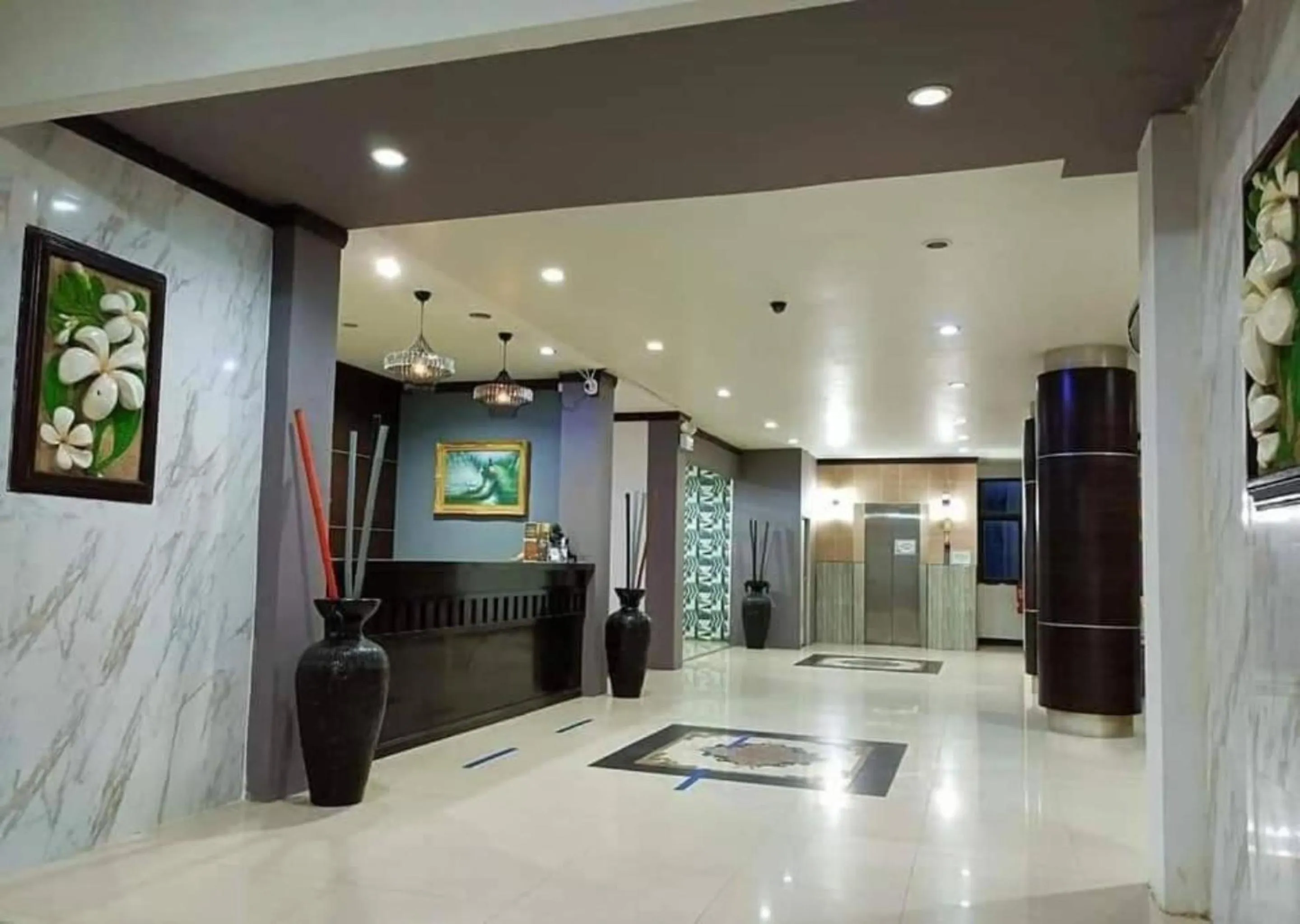 Lobby or reception in PS Hotel Saraburi