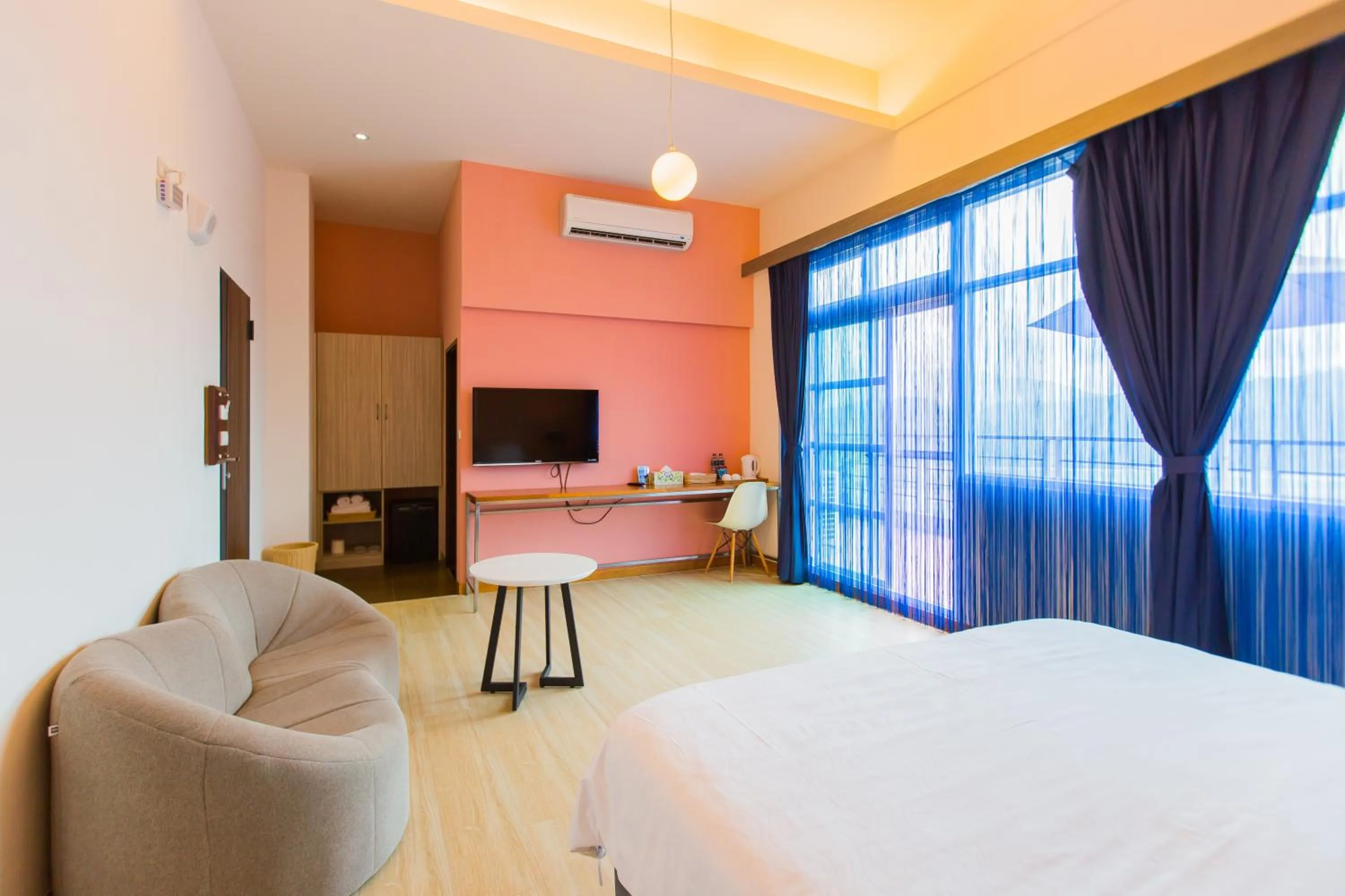 TV and multimedia, Bed in 山禾居 道 Villa