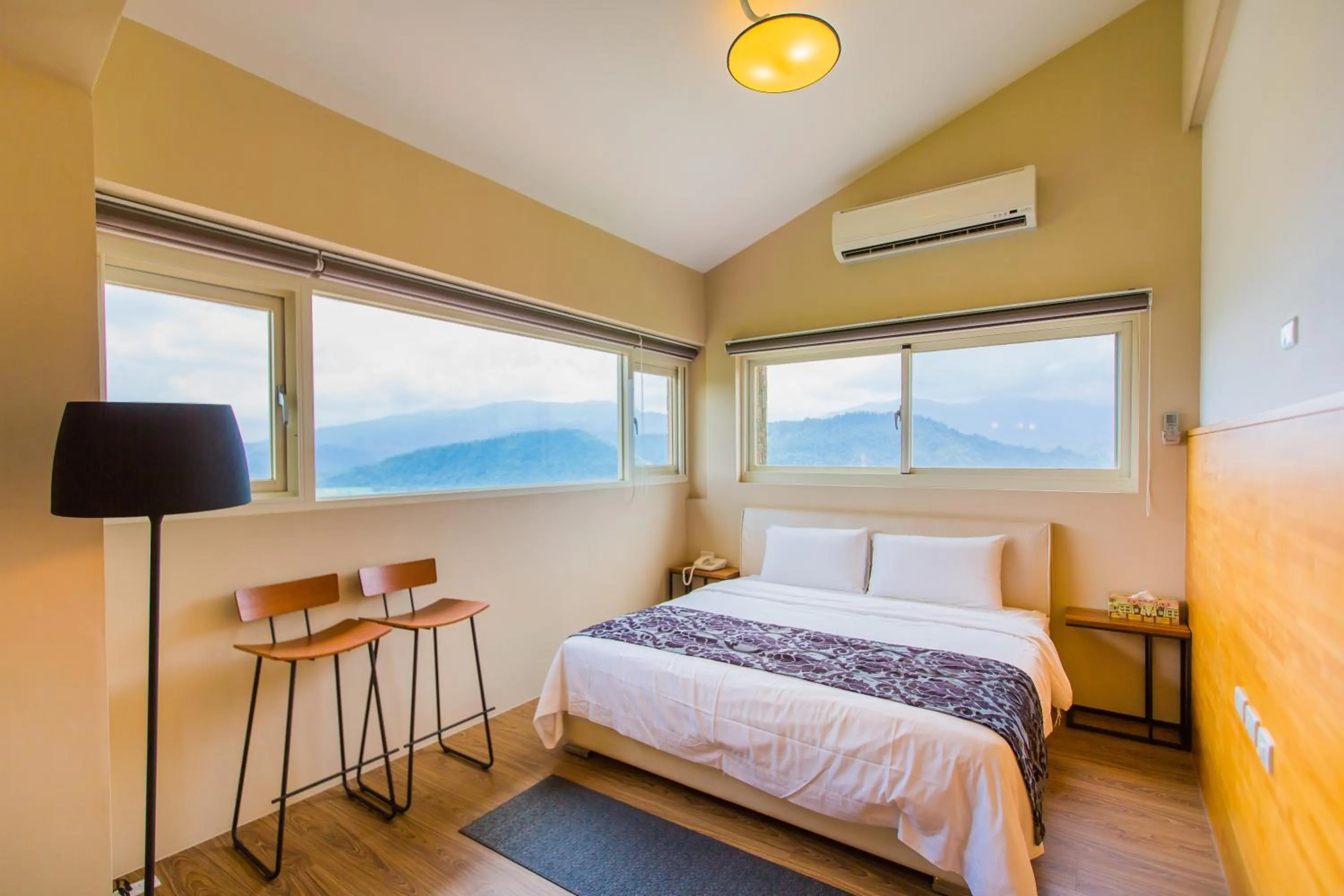 View (from property/room), Bed in 山禾居 道 Villa