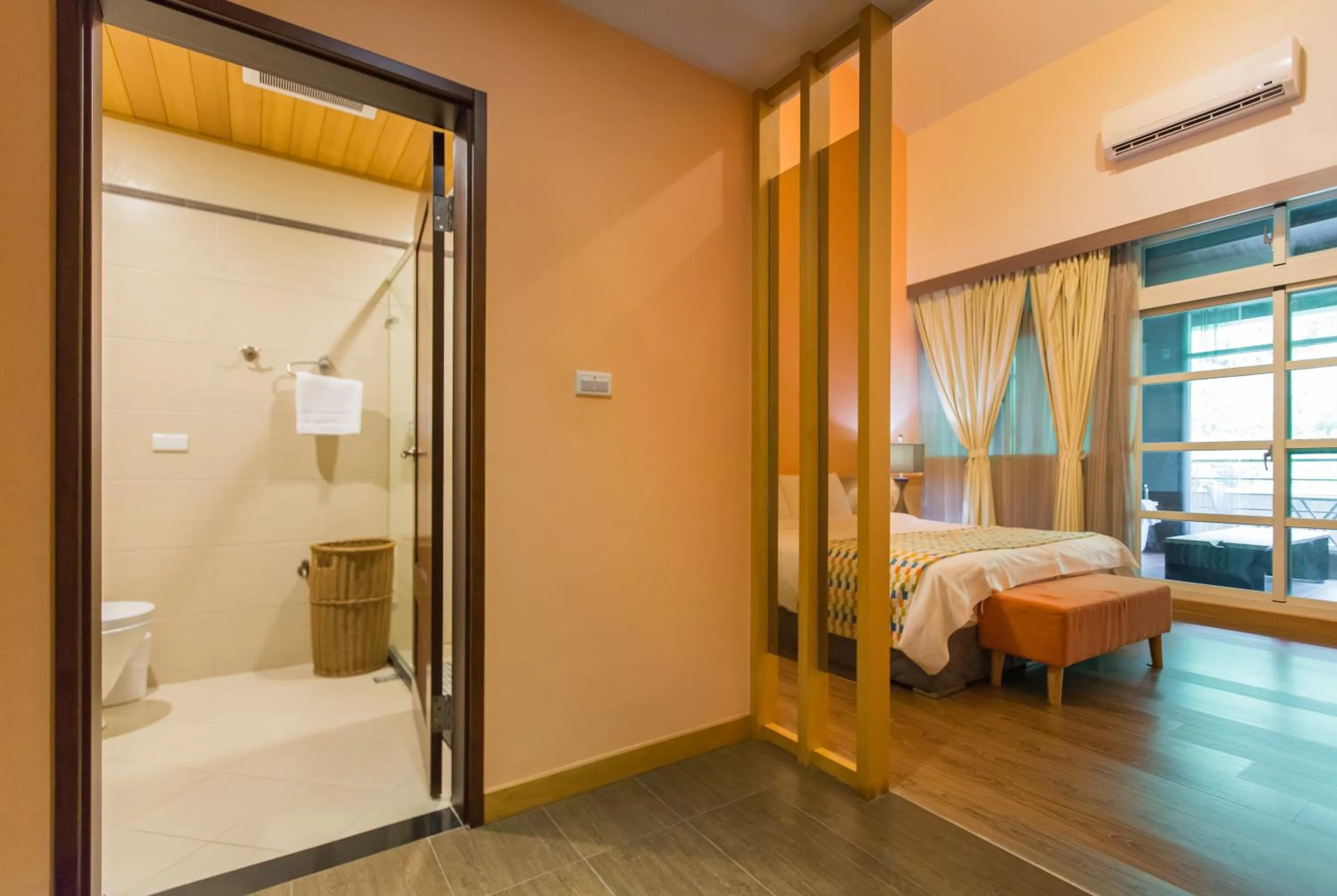 Bed in 山禾居 道 Villa