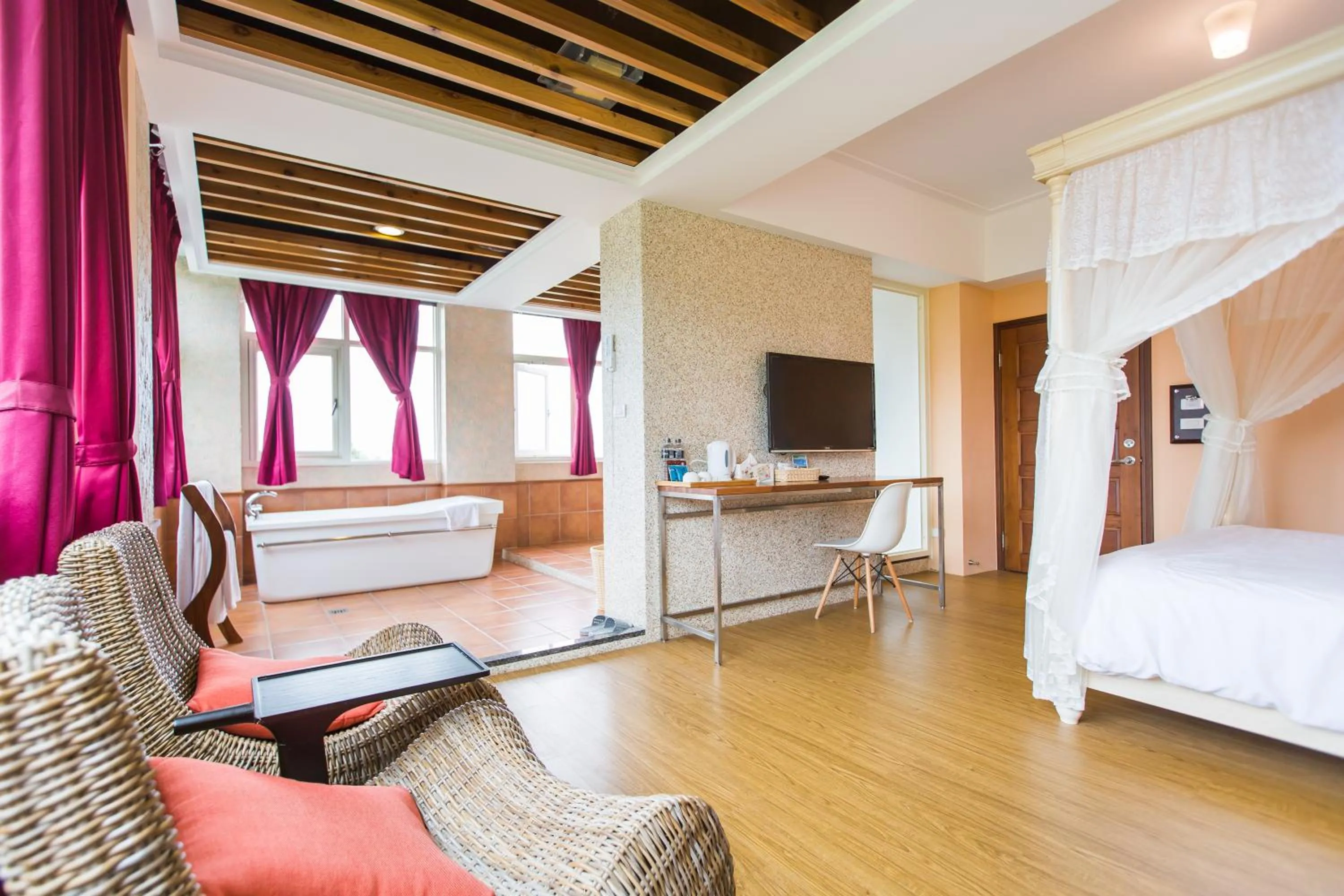 Photo of the whole room, Bed in 山禾居 道 Villa