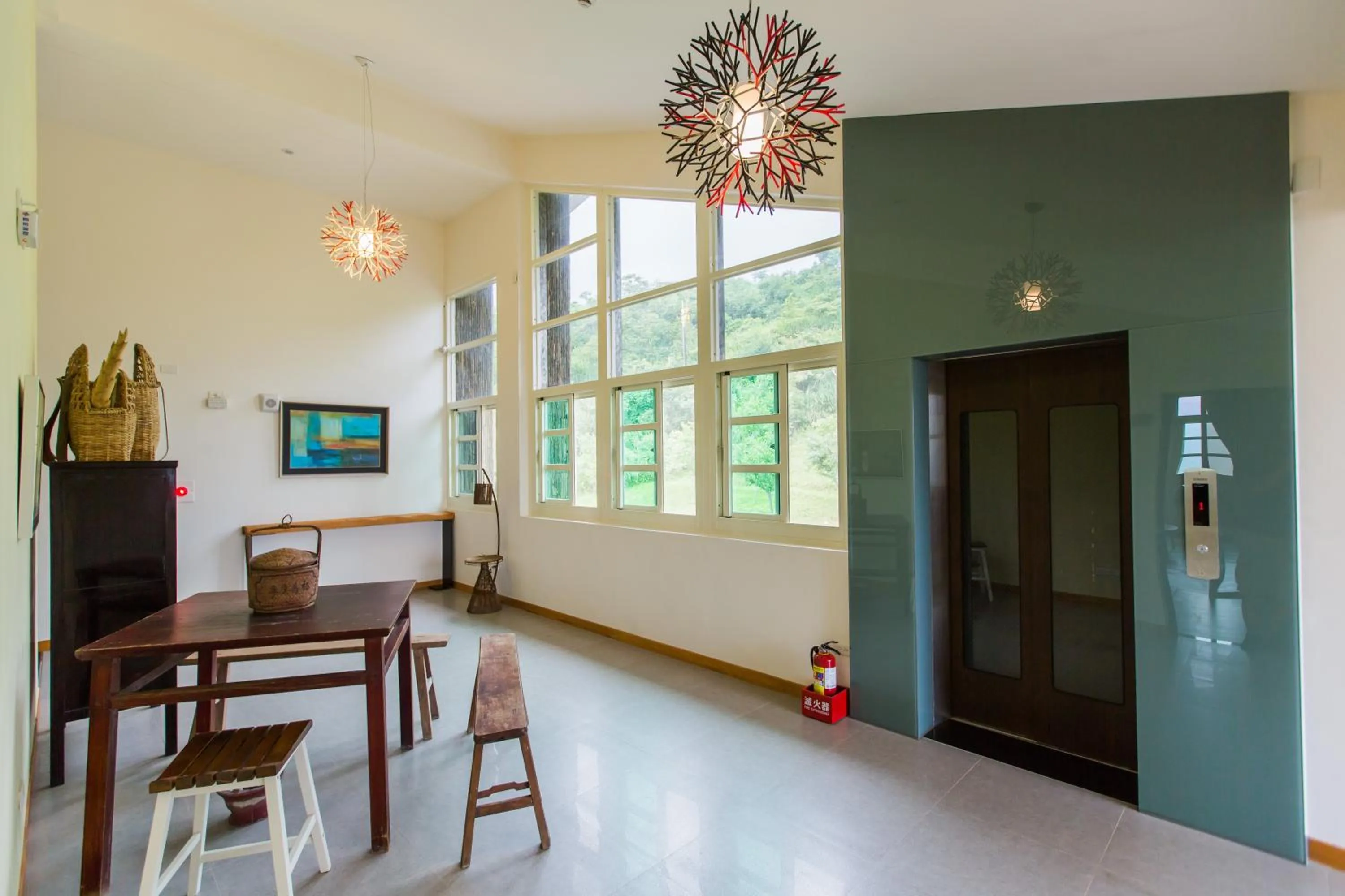 Decorative detail in 山禾居 道 Villa