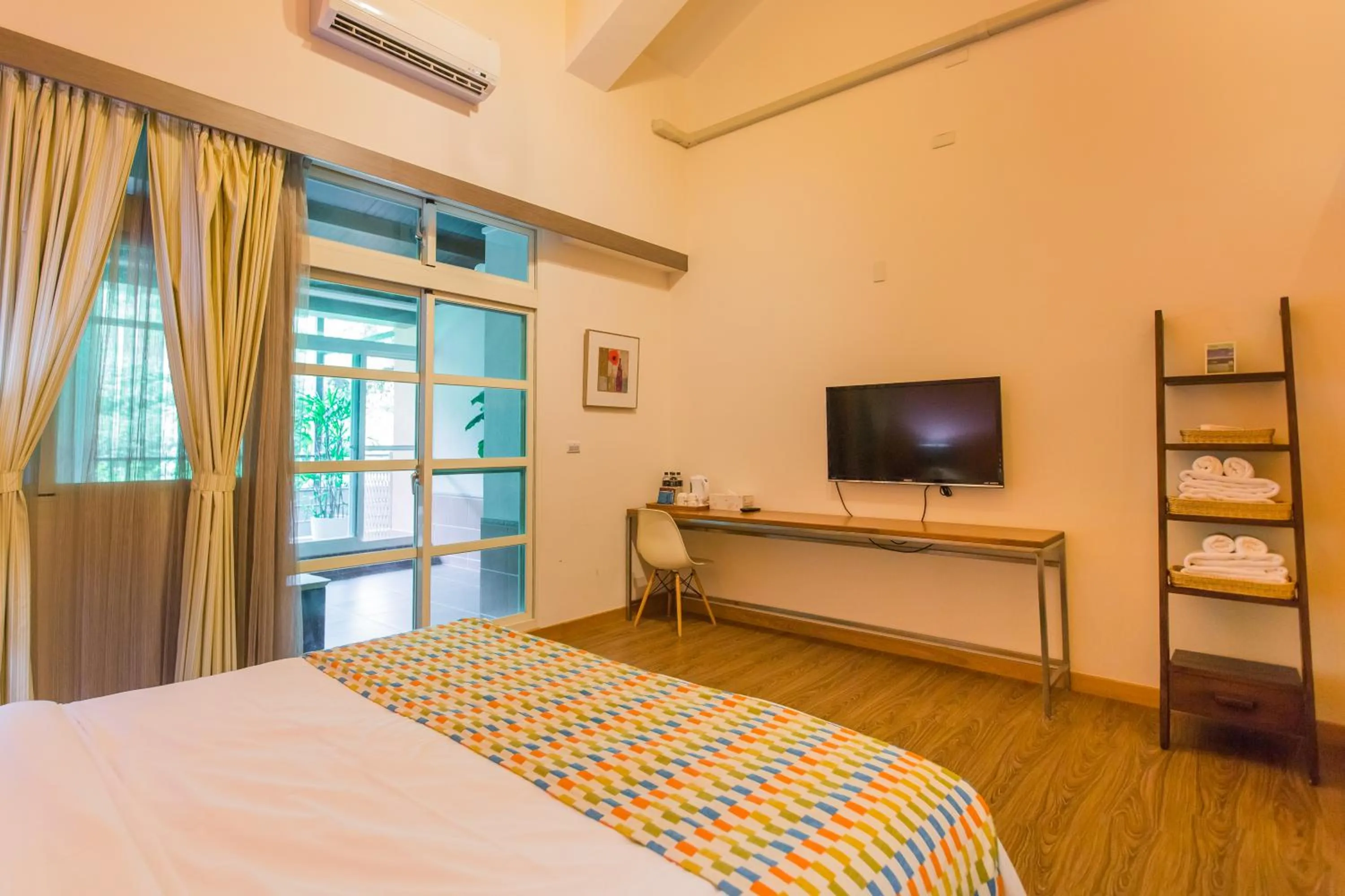 Bed in 山禾居 道 Villa