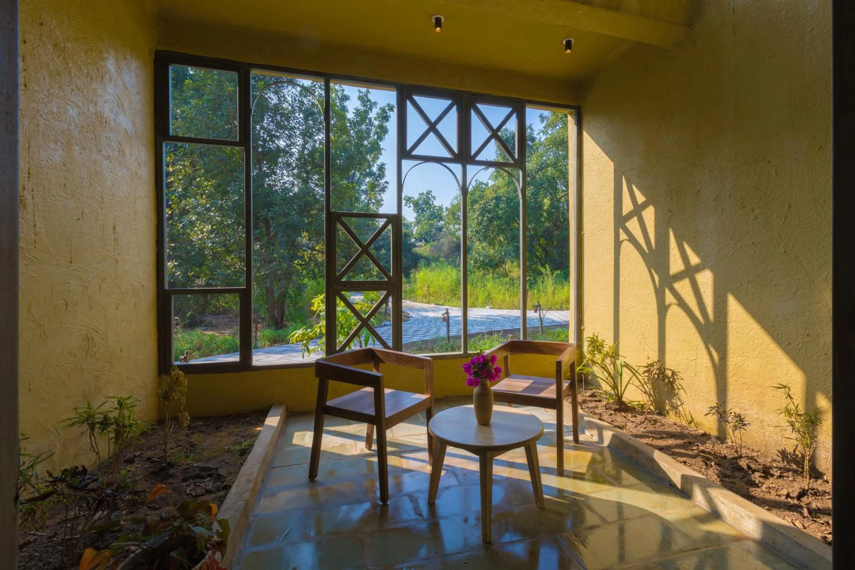 Patio in Vannraj Resort And Spa