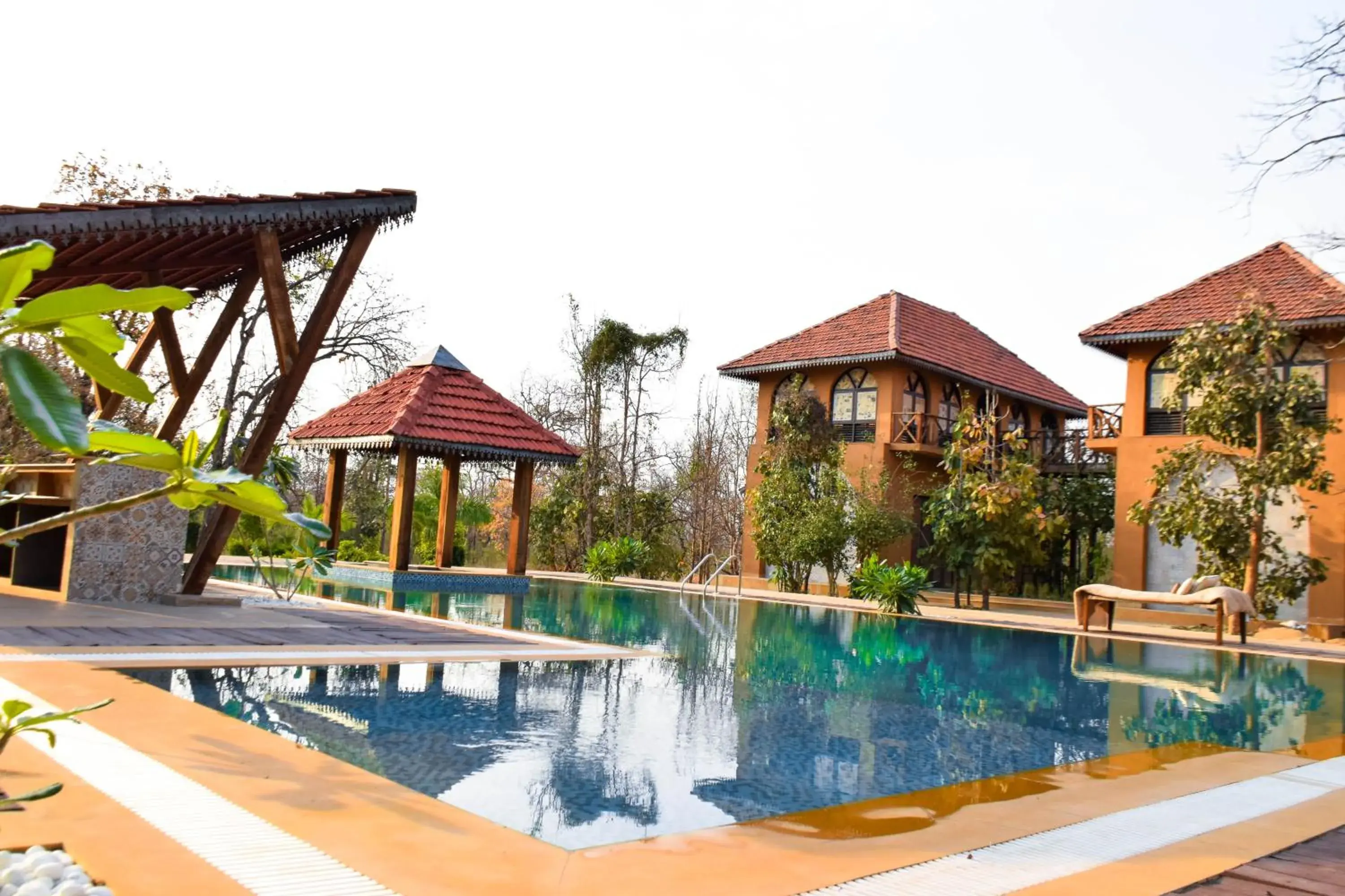 Pool view in Vannraj Resort And Spa Pool view in Vannraj Resort And Spa