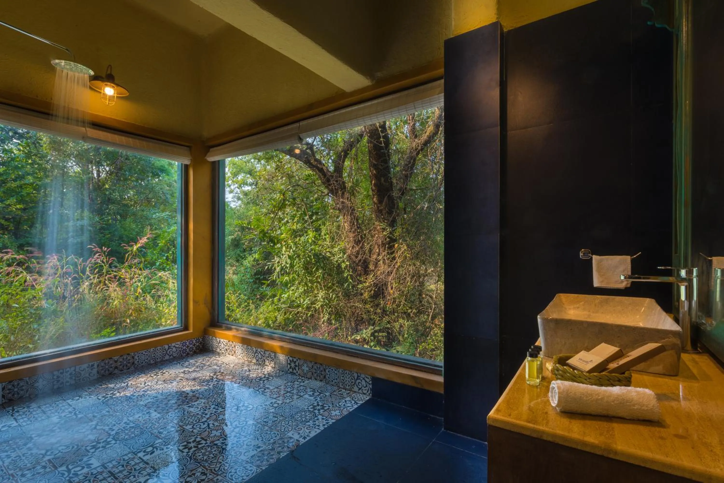 Bathroom in Vannraj Resort And Spa