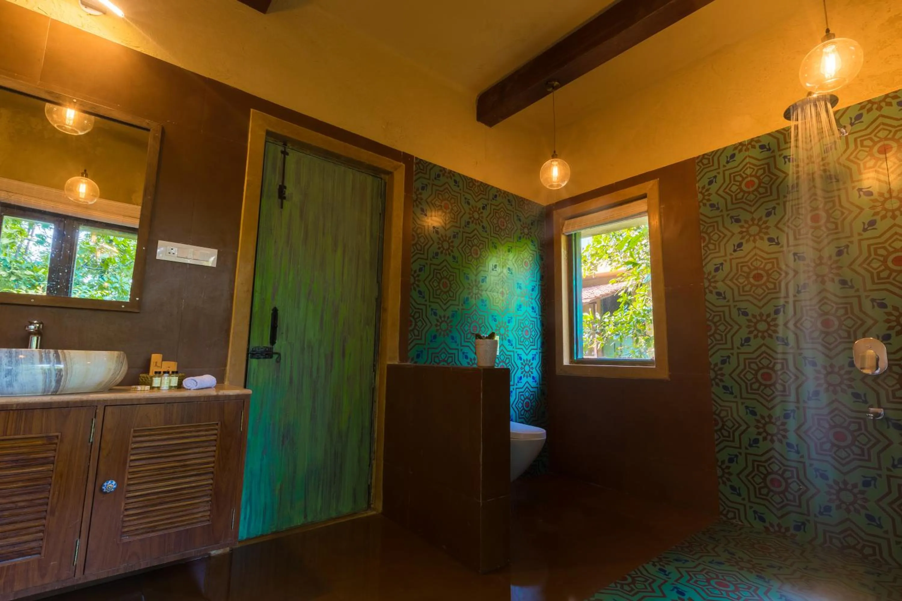Bathroom in Vannraj Resort And Spa
