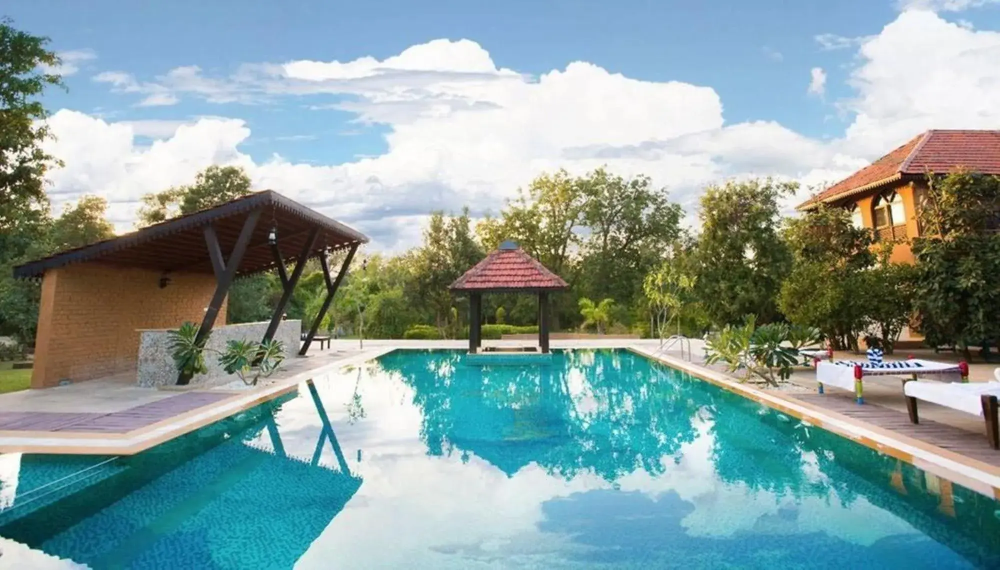 Swimming pool in Vannraj Resort And Spa Swimming pool in Vannraj Resort And Spa