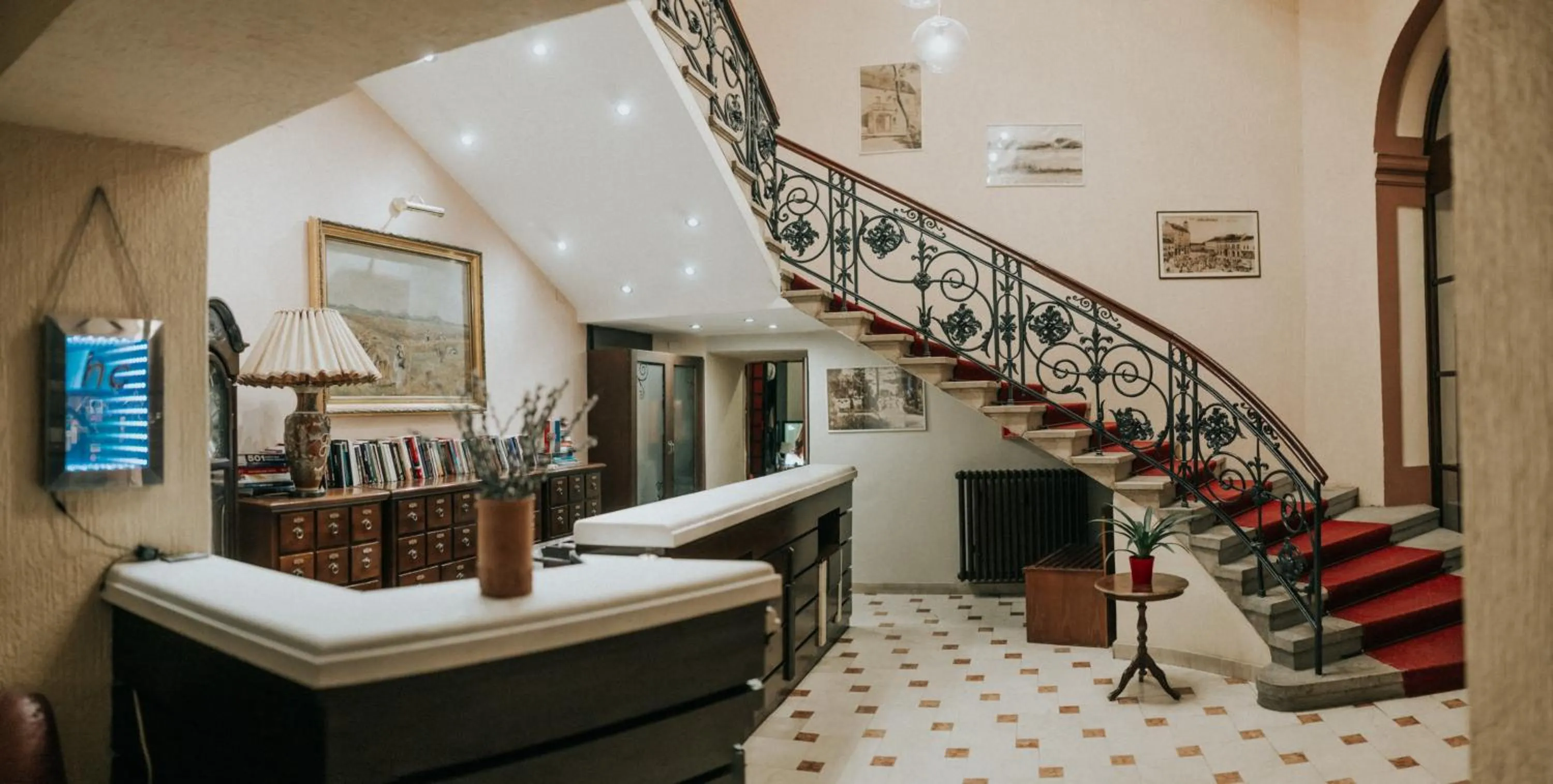 Lobby or reception in Hotel Central