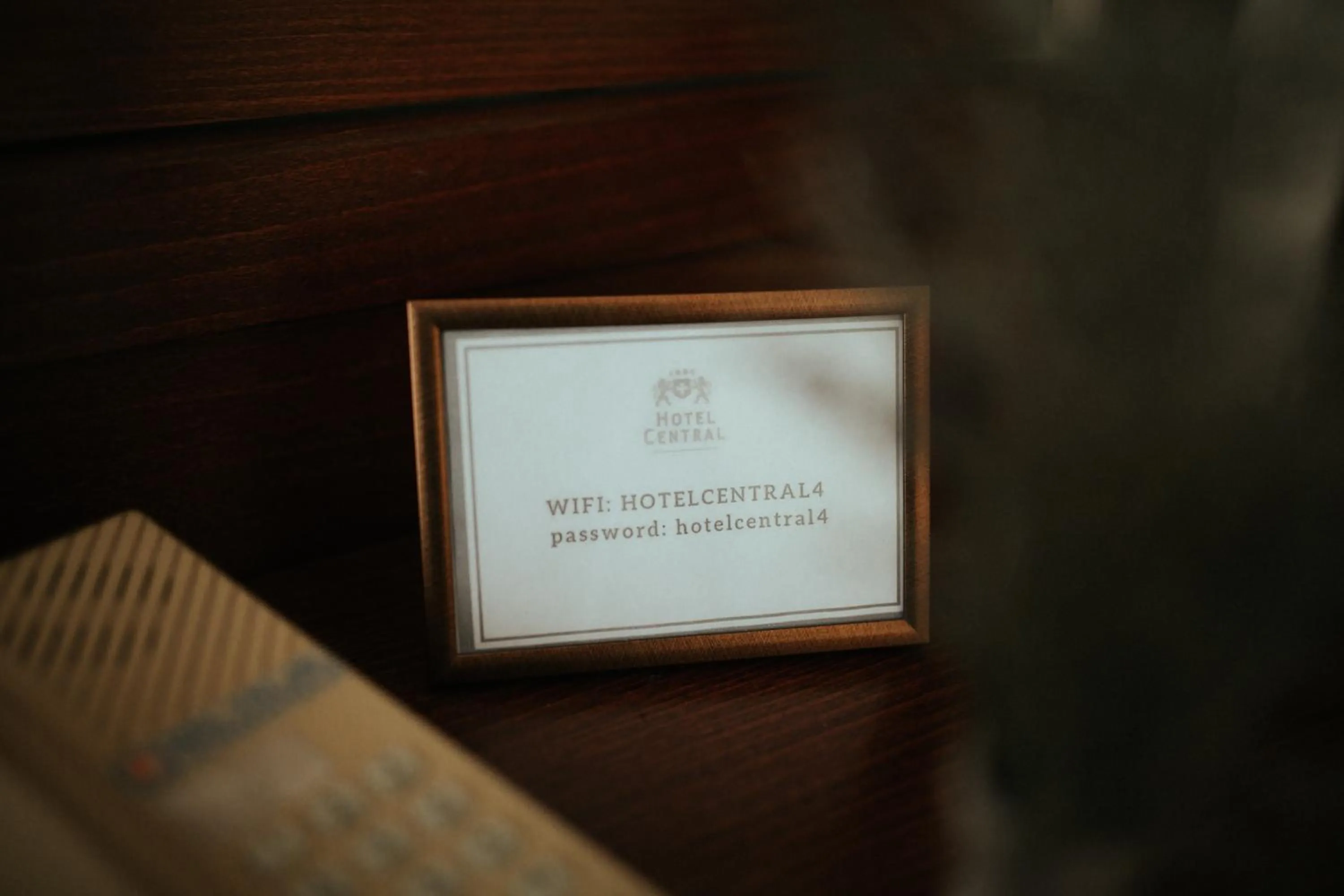 Property logo or sign in Hotel Central