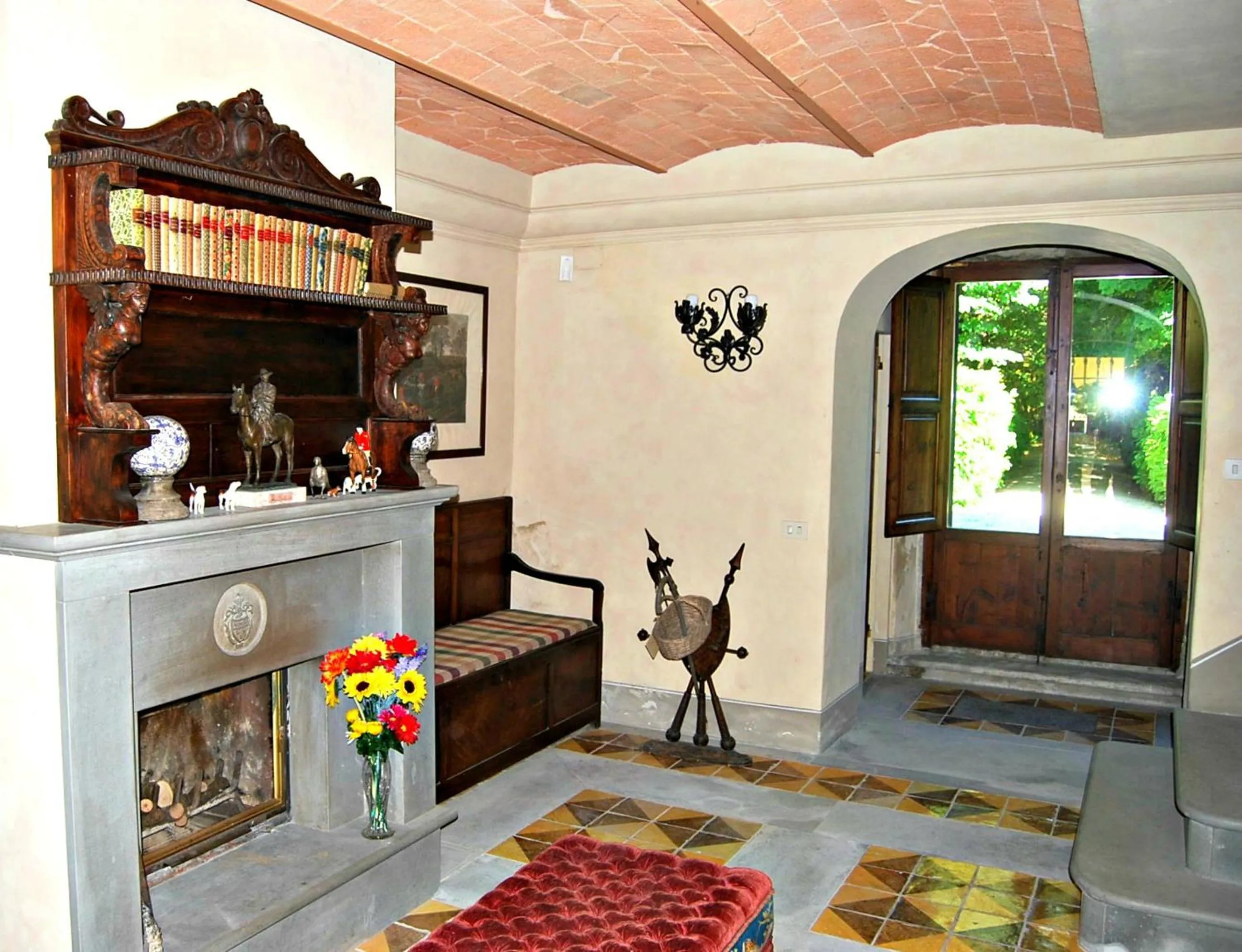 Living room in Villa Salaiole