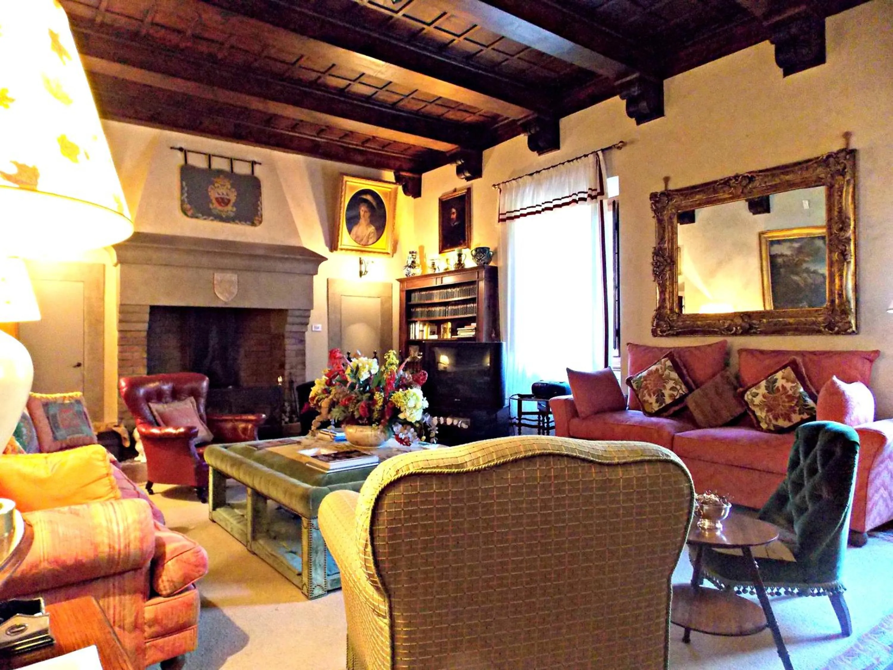 Living room in Villa Salaiole