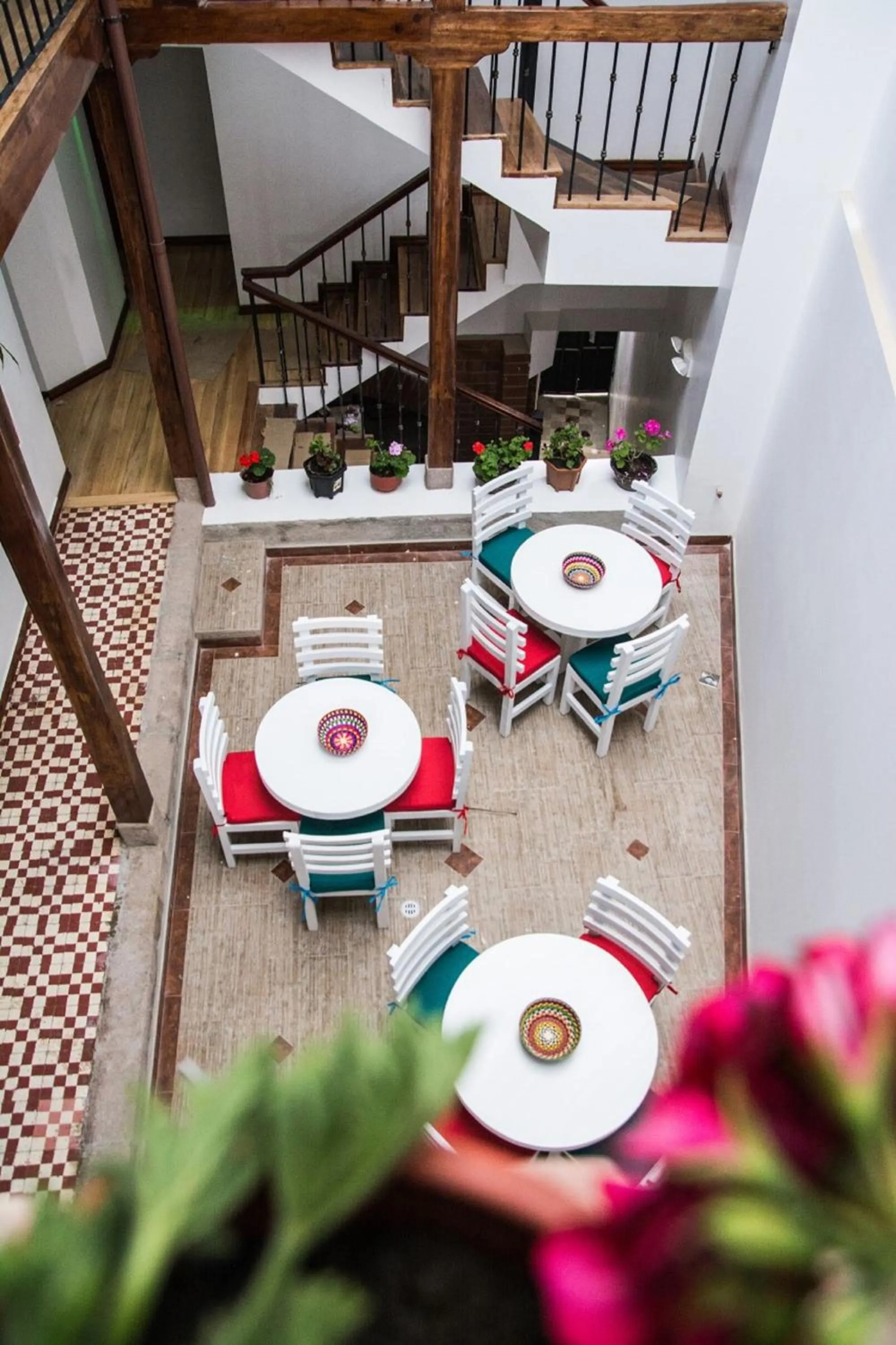 Patio in Hotel Casa Ecuatreasures Centro Historico