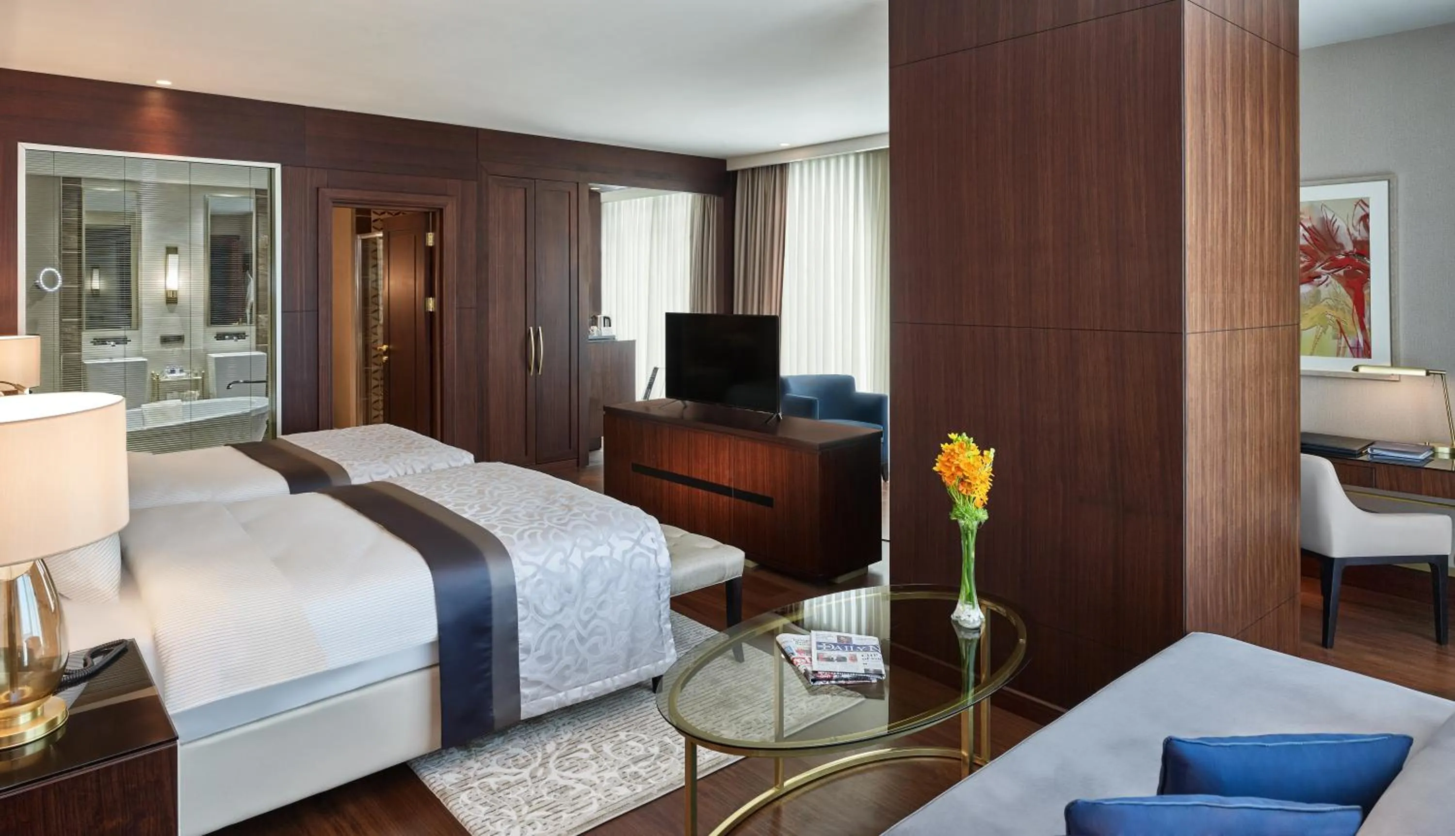 Area and facilities, Bed in Elite World Grand Istanbul Basın Ekspres