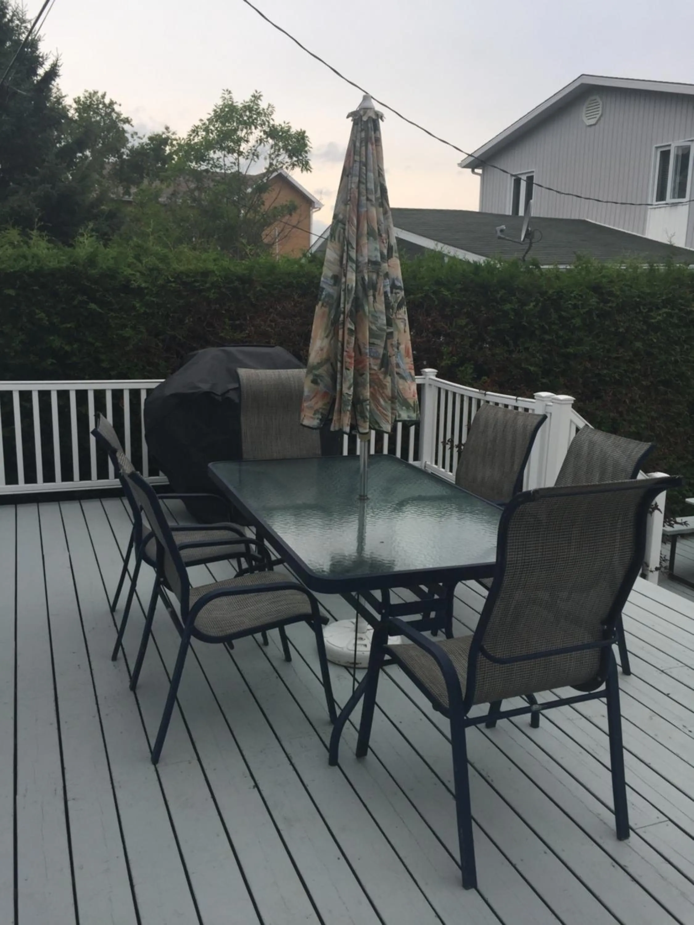 Balcony/Terrace in Maison sur la plage