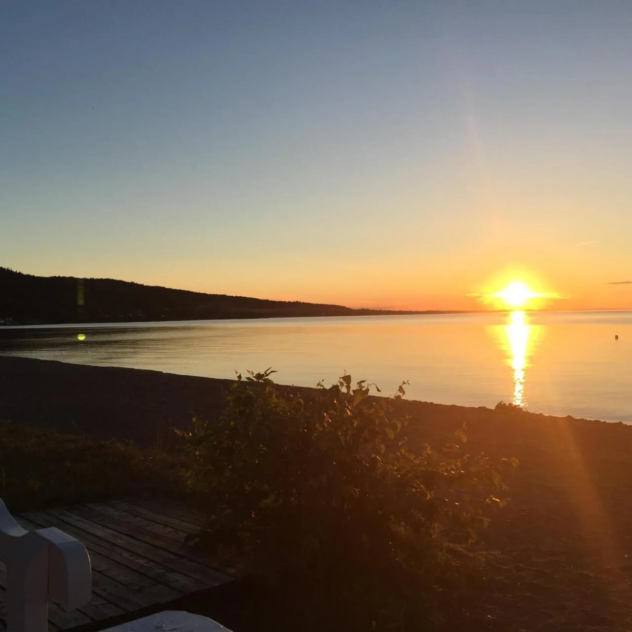 Lake view in Maison sur la plage