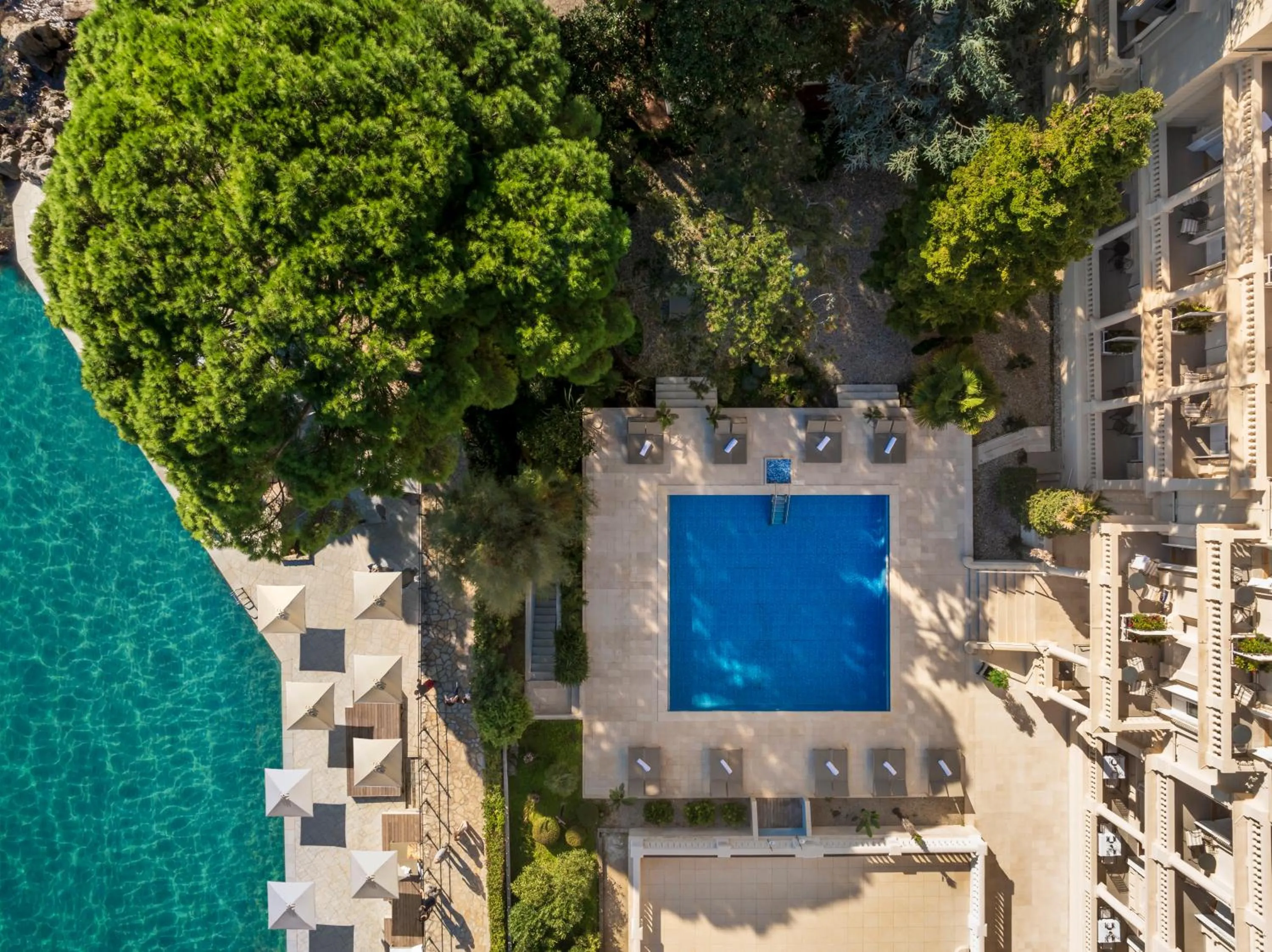 Swimming pool in Hotel Kvarner - by Liburnia Hotels & Villas