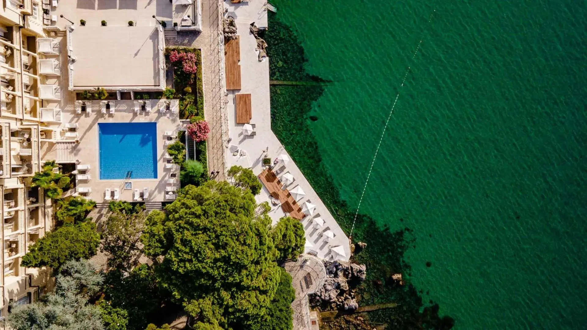 Swimming pool in Hotel Kvarner - by Liburnia Hotels & Villas Swimming pool in Hotel Kvarner - by Liburnia Hotels & Villas