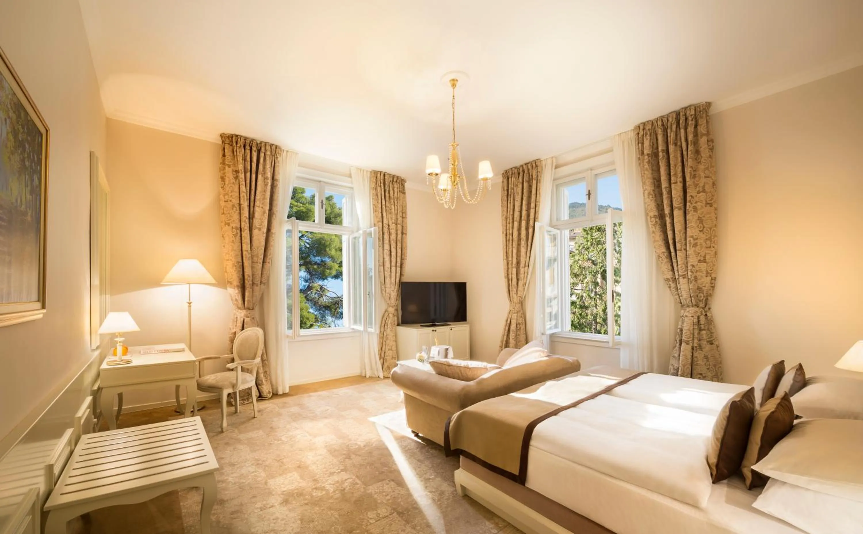 Bedroom, Bed in Hotel Kvarner - by Liburnia Hotels & Villas