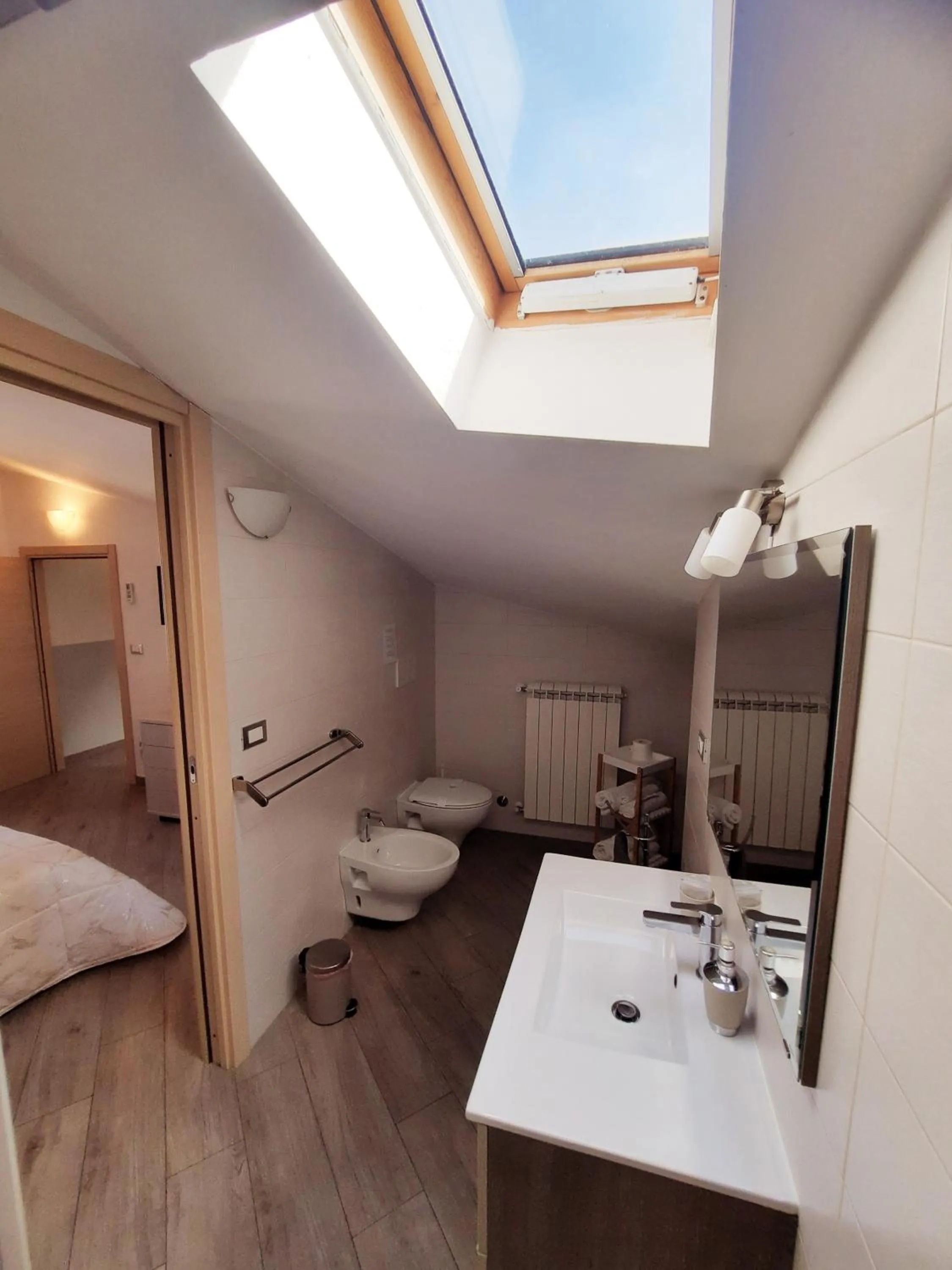 Toilet, Bed in B&B Solimo
