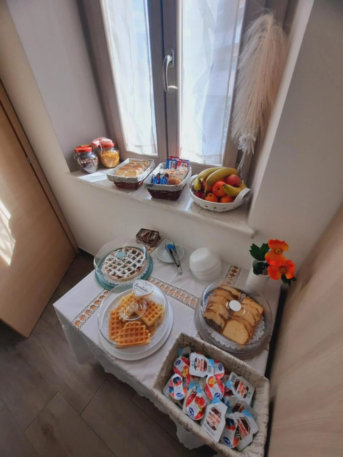 Food and drinks in B&B Solimo