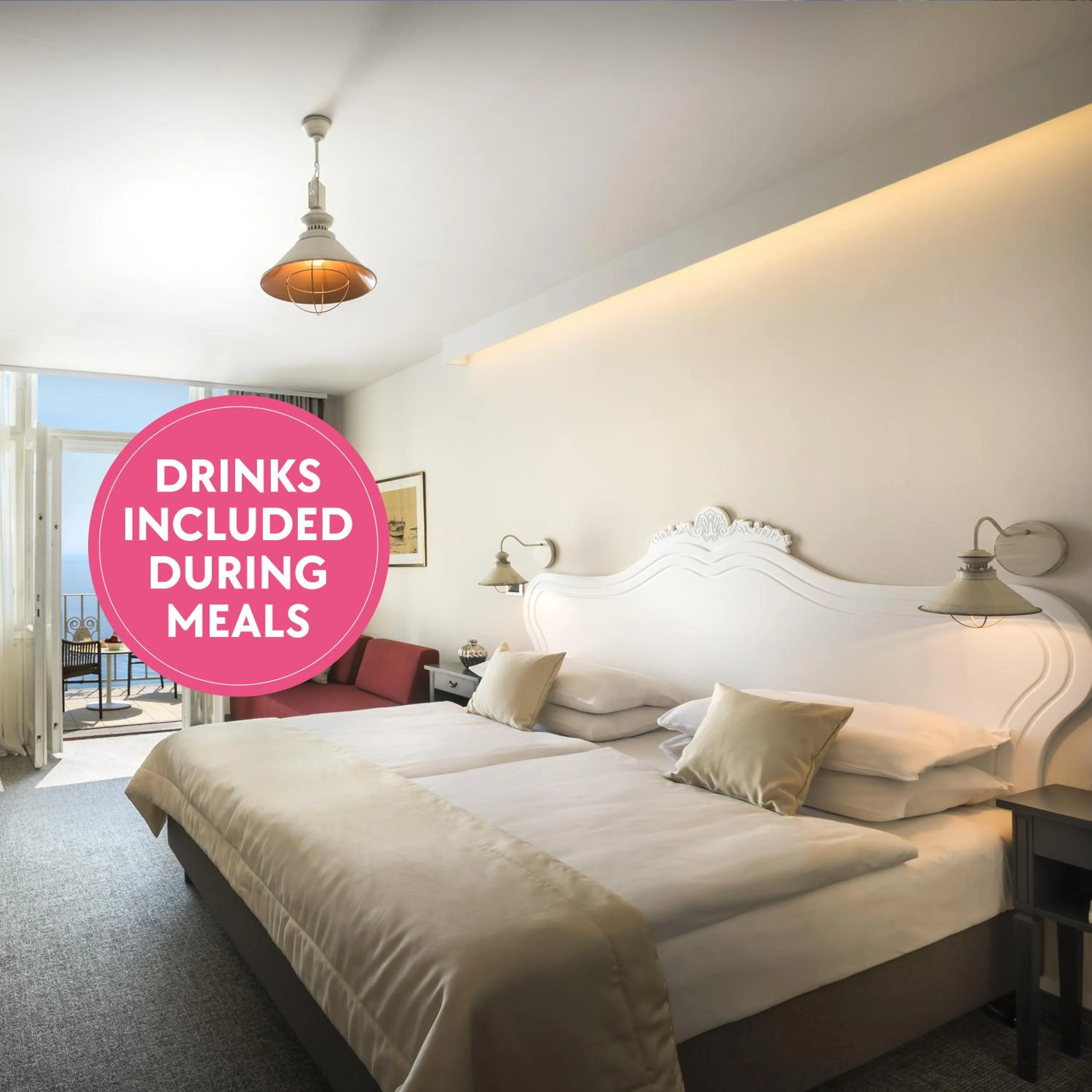 Bedroom, Bed in Hotel Lungomare Opatija - by Liburnia Hotels & Villas