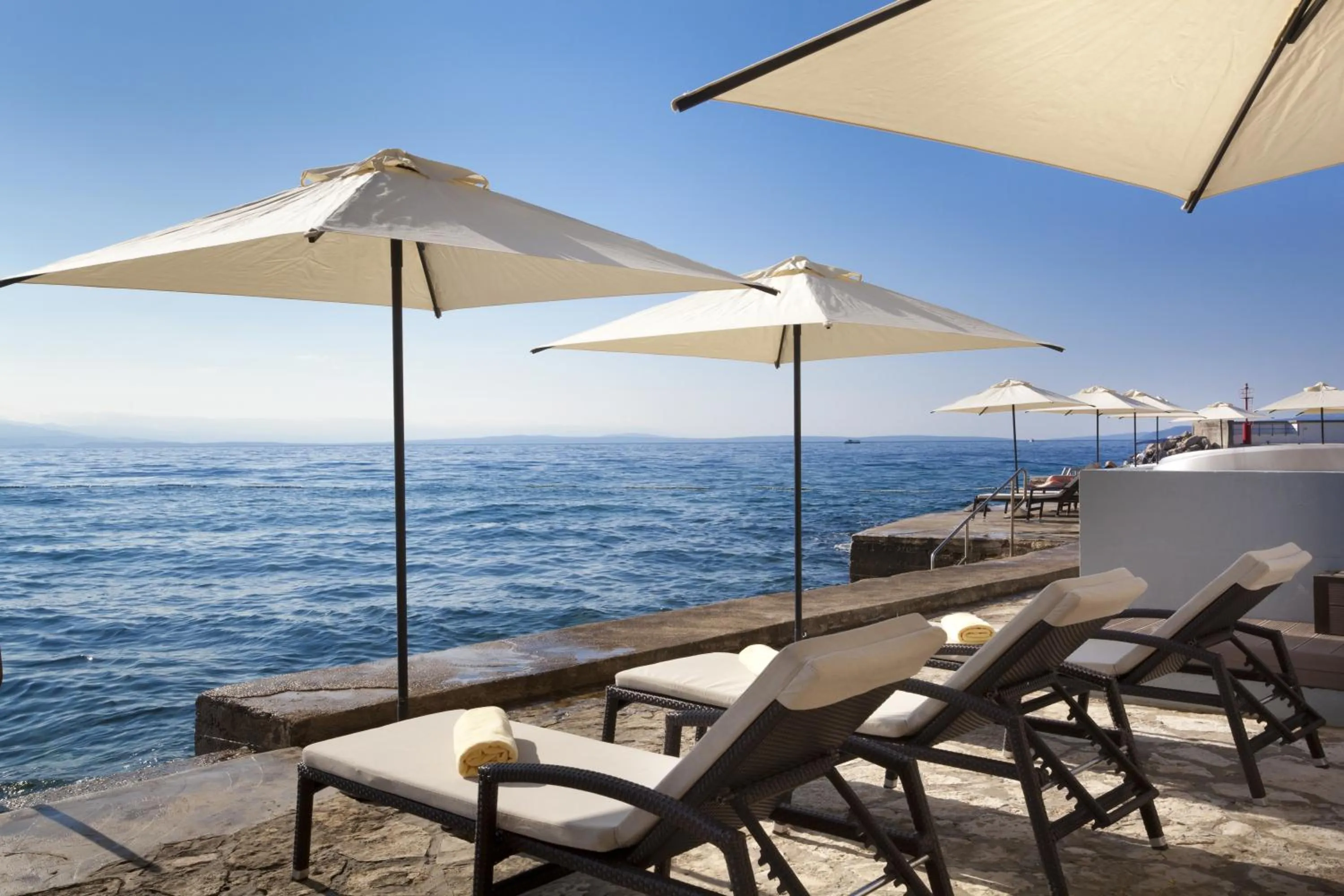 Beach in Hotel Lungomare Opatija - by Liburnia Hotels & Villas